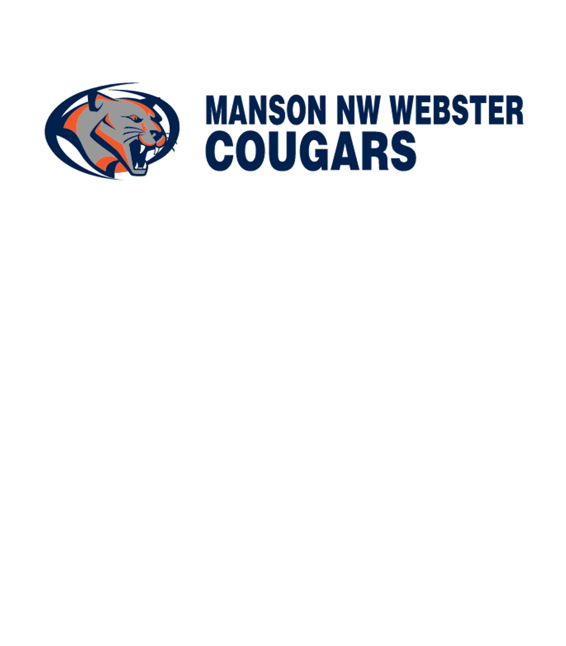 MANSON NW WEBSTER HIGH SCHOOL Logo