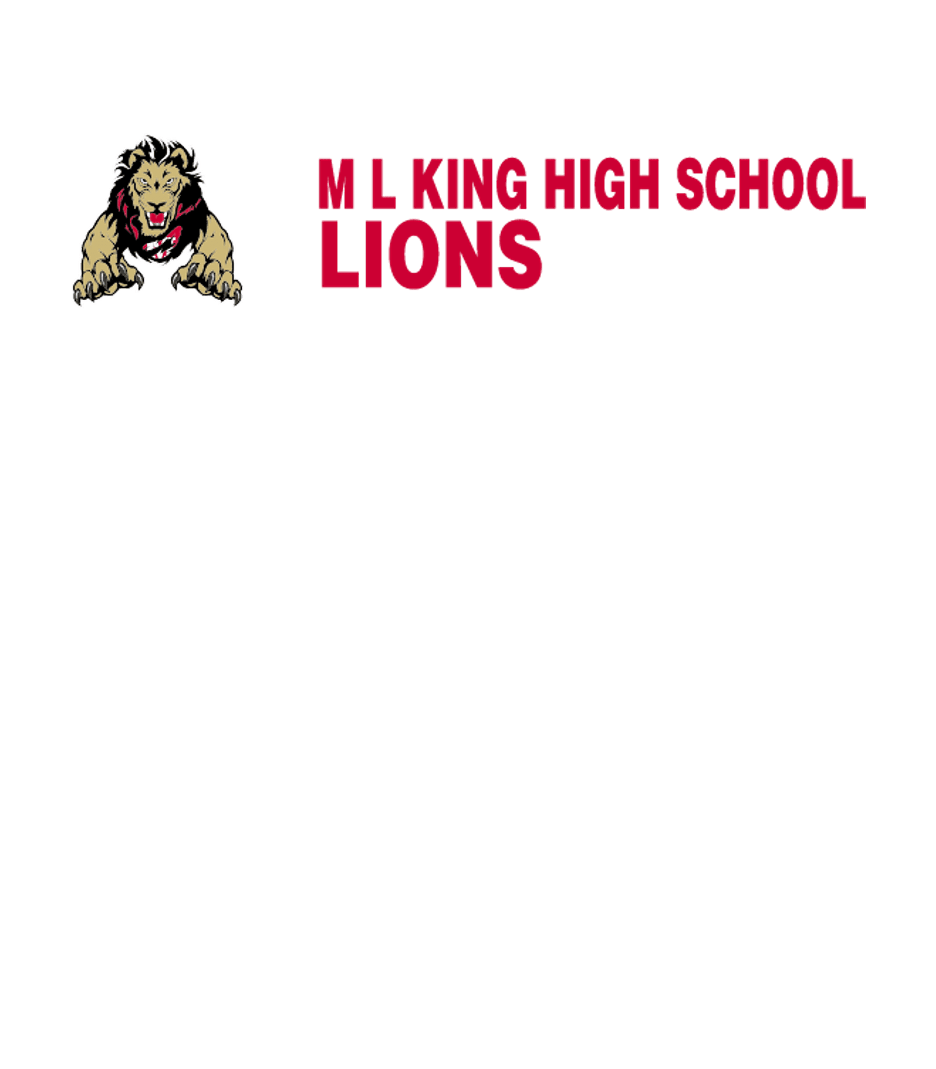 M L KING HIGH SCHOOL Logo