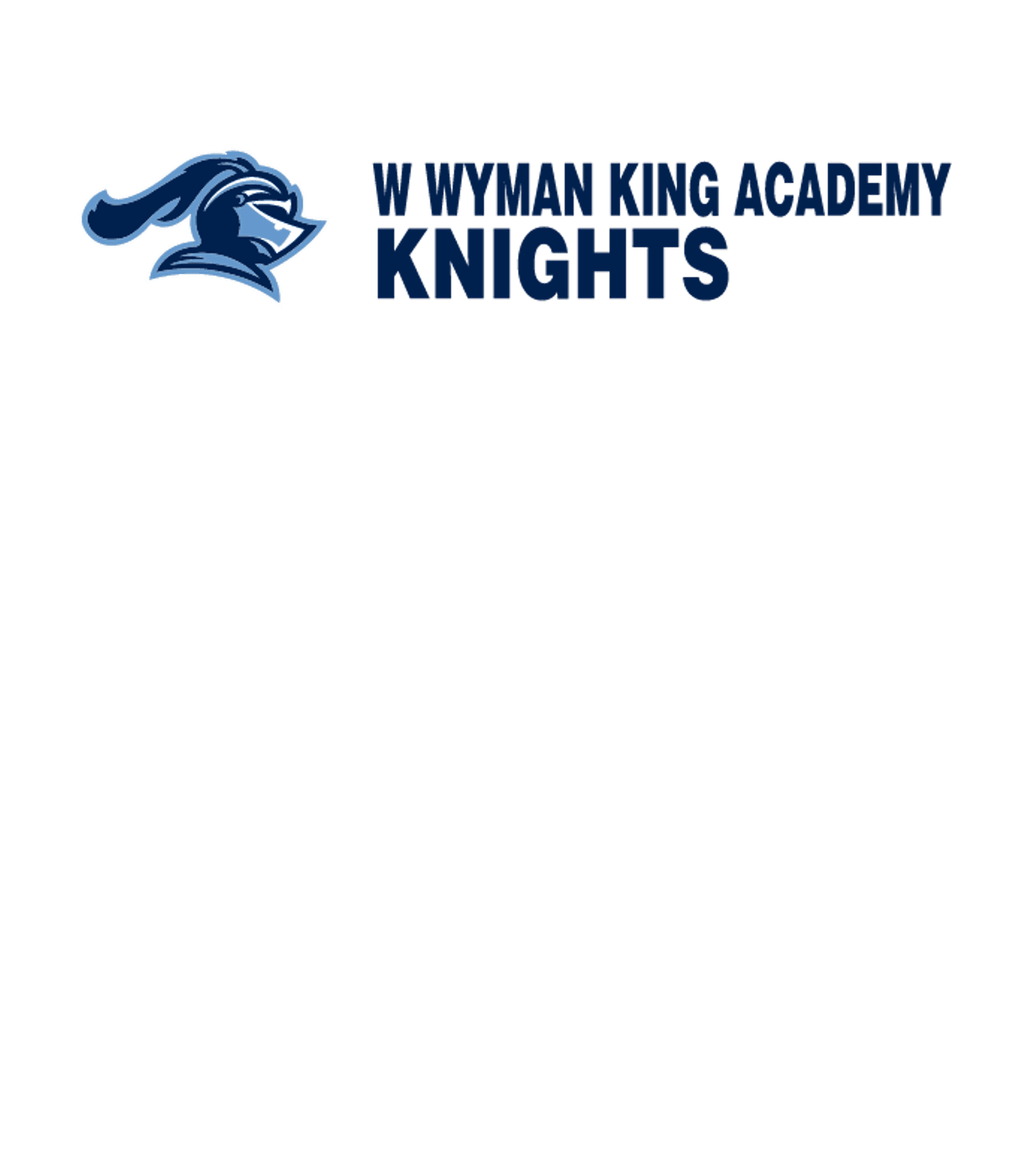 W WYMAN KING ACADEMY Logo