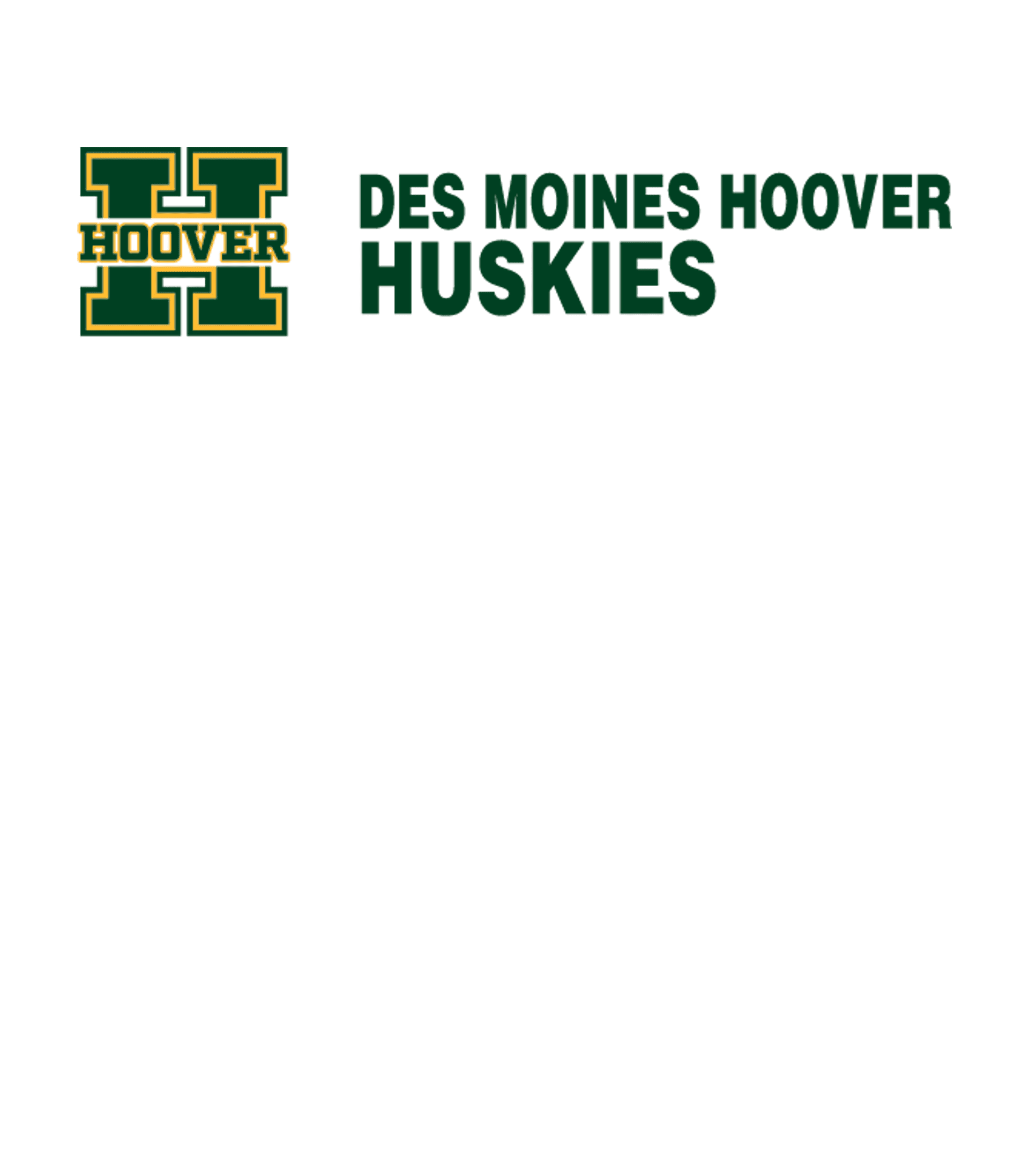 DES MOINES HOOVER HIGH SCHOOL Logo