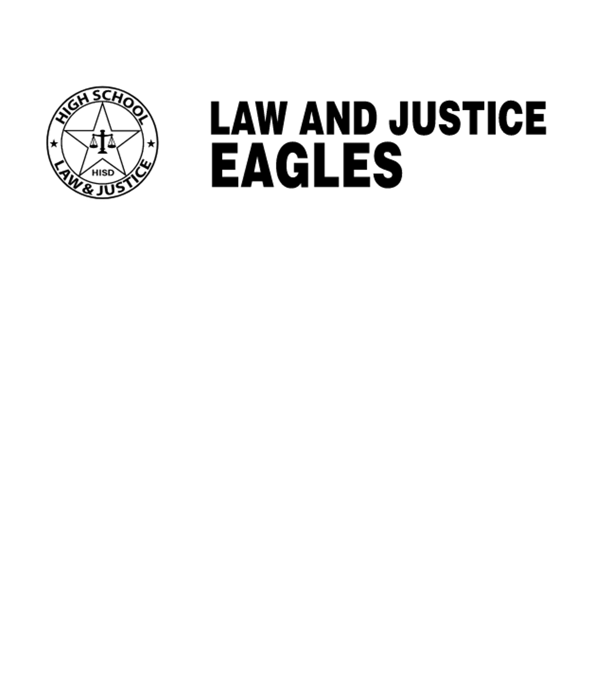 HIGH SCHOOL FOR LAW AND JUSTICE Logo