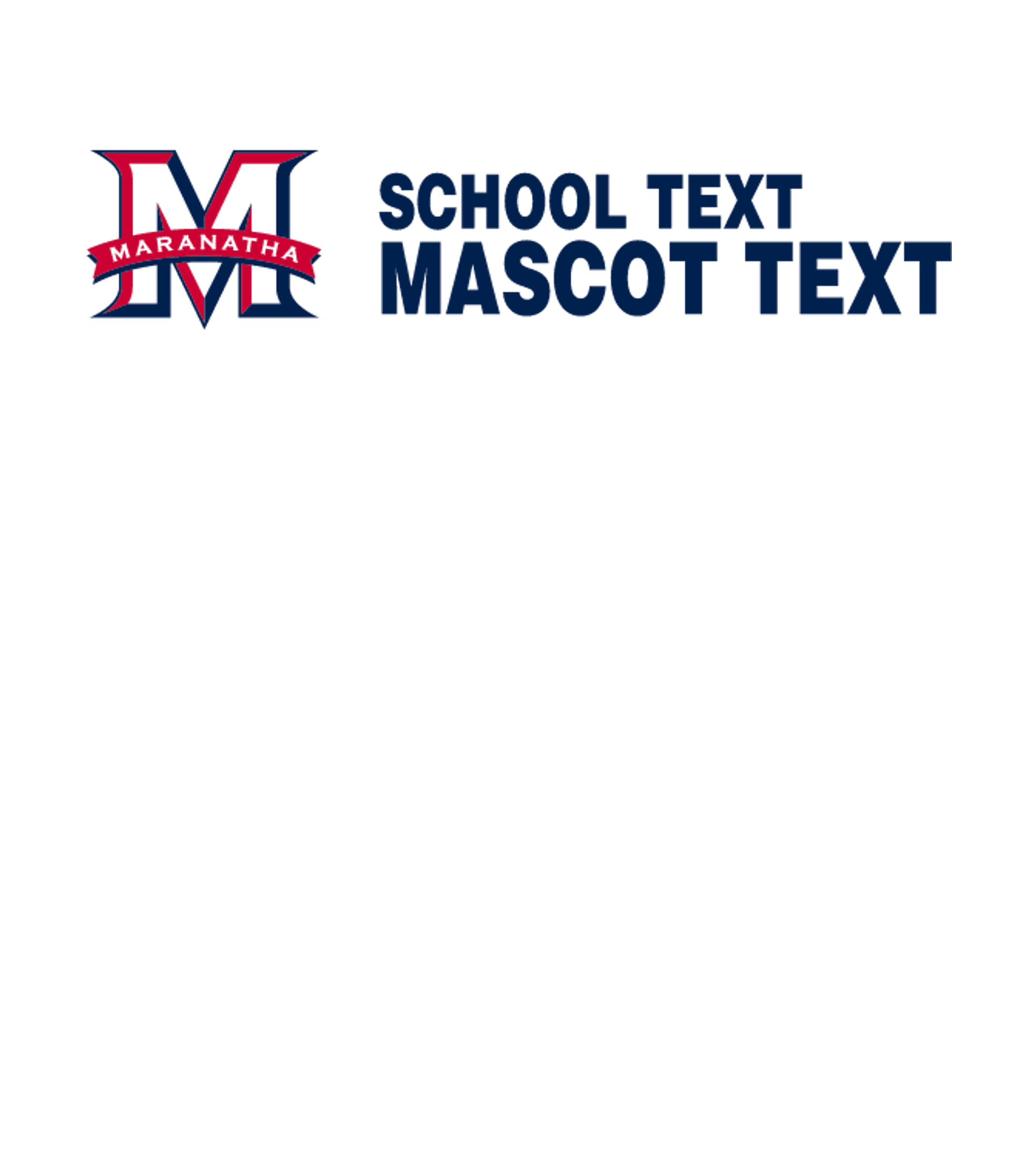 Maranatha High School Logo