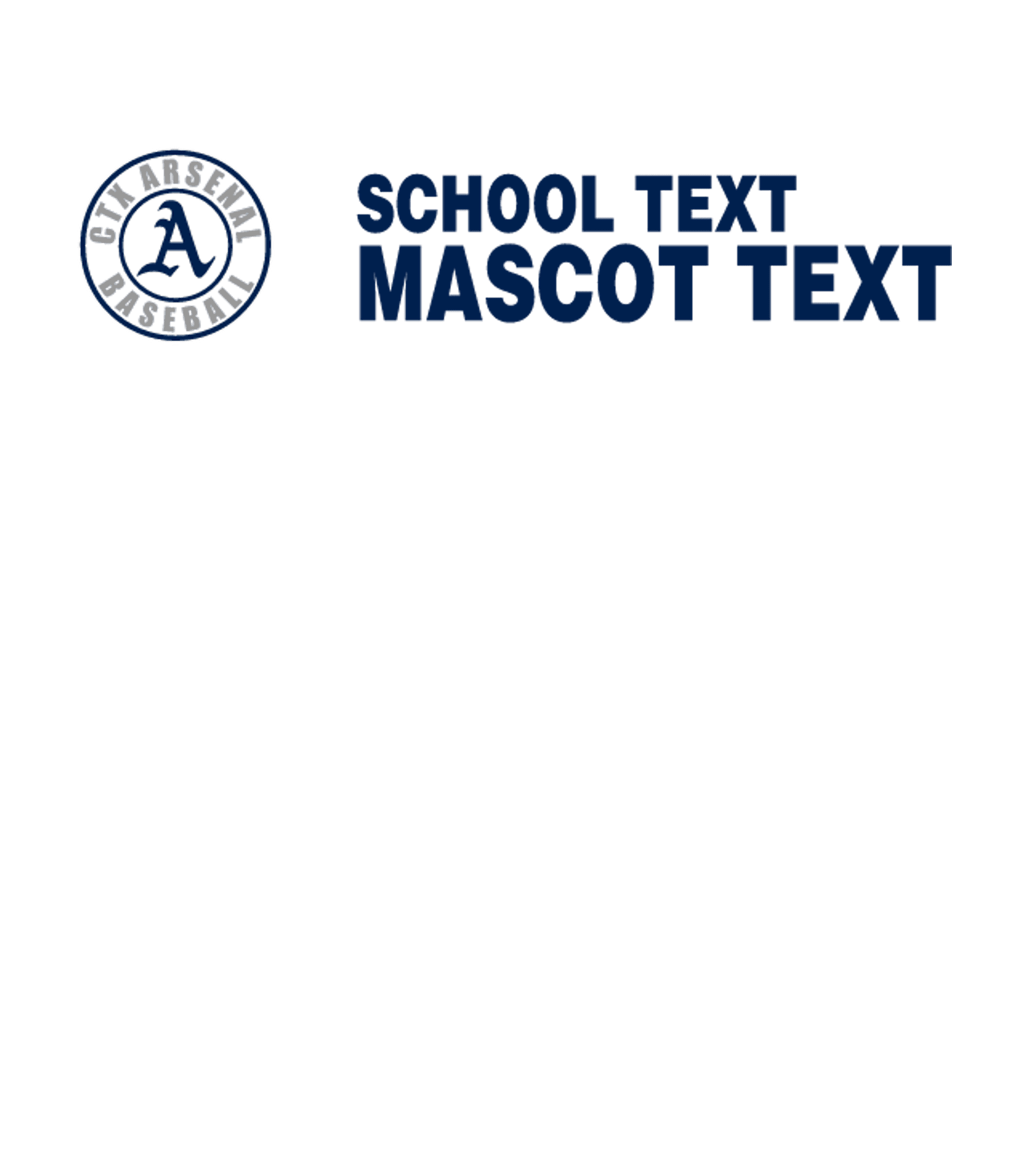 CTX ARSENAL BASEBALL Logo