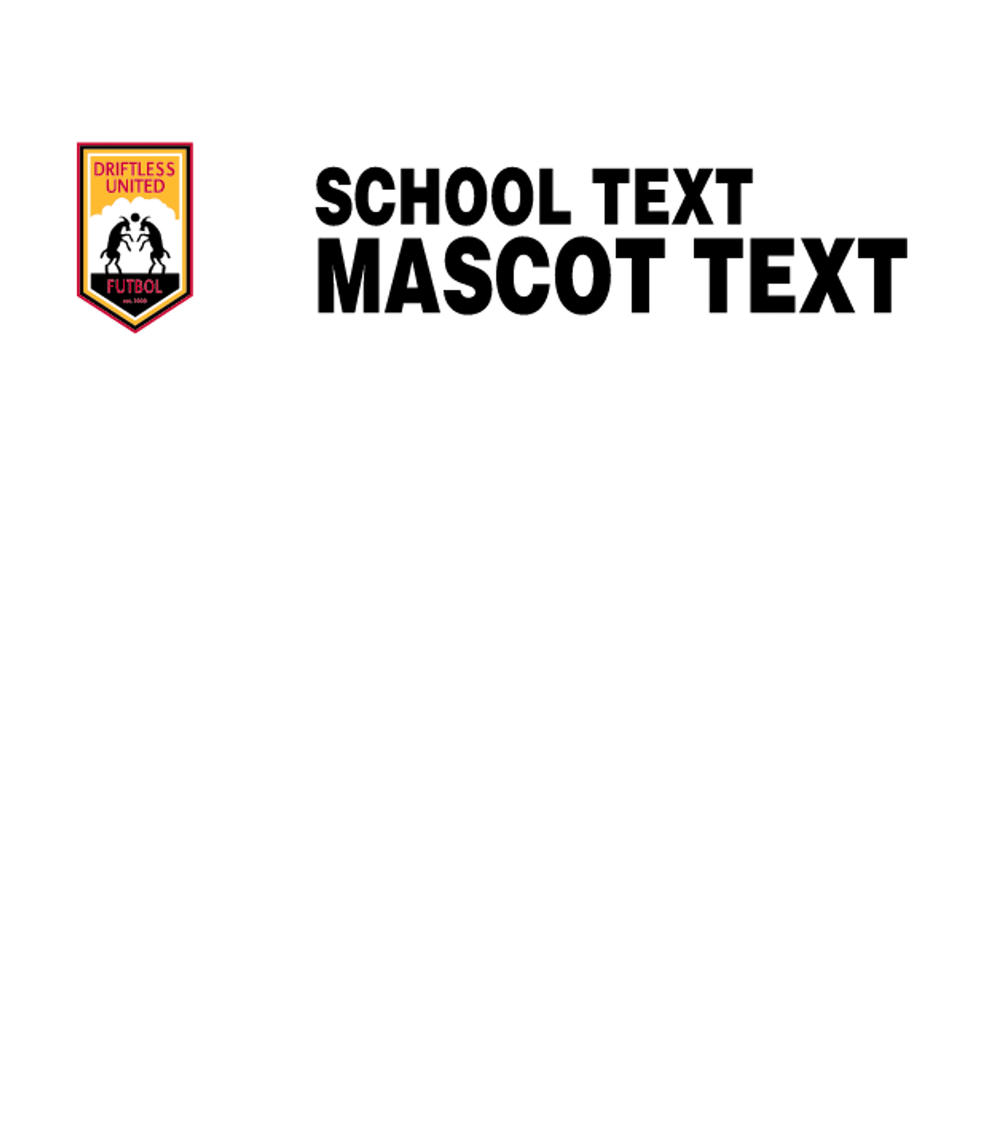 Driftless United Futbol Logo