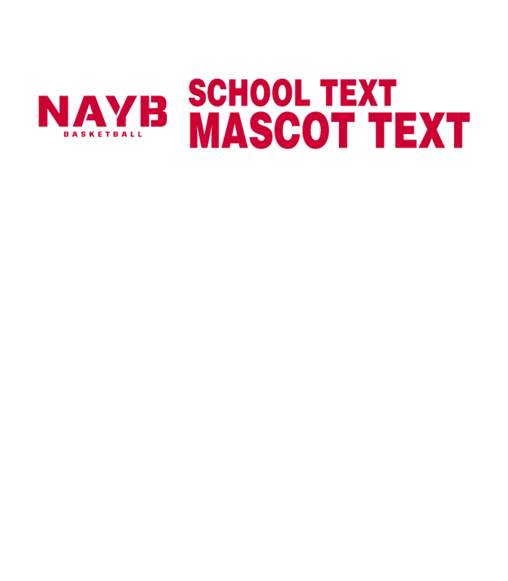 NAYB BIG RED BASKETBALL Logo
