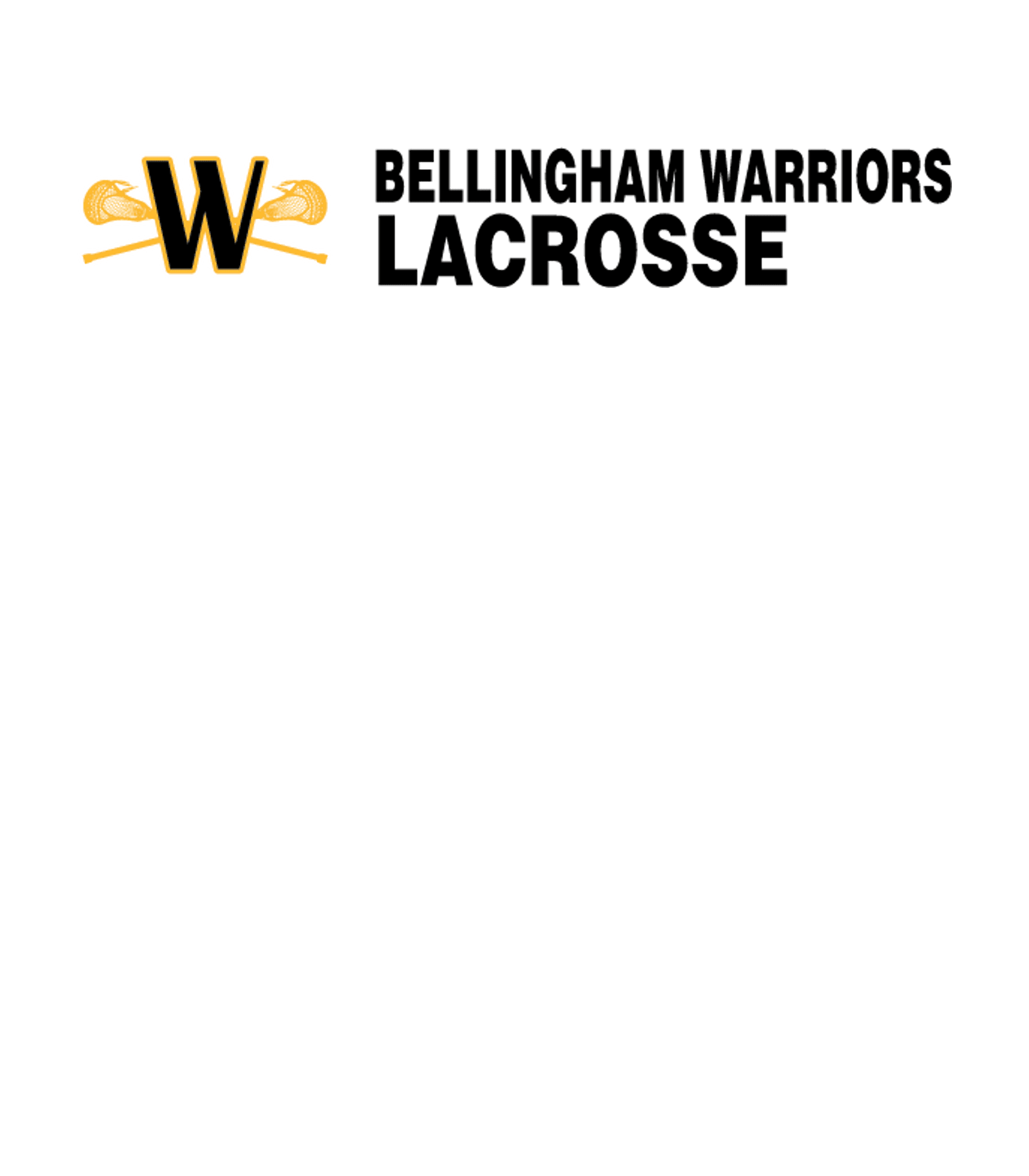 Bellingham Warriors Lacrosse Logo