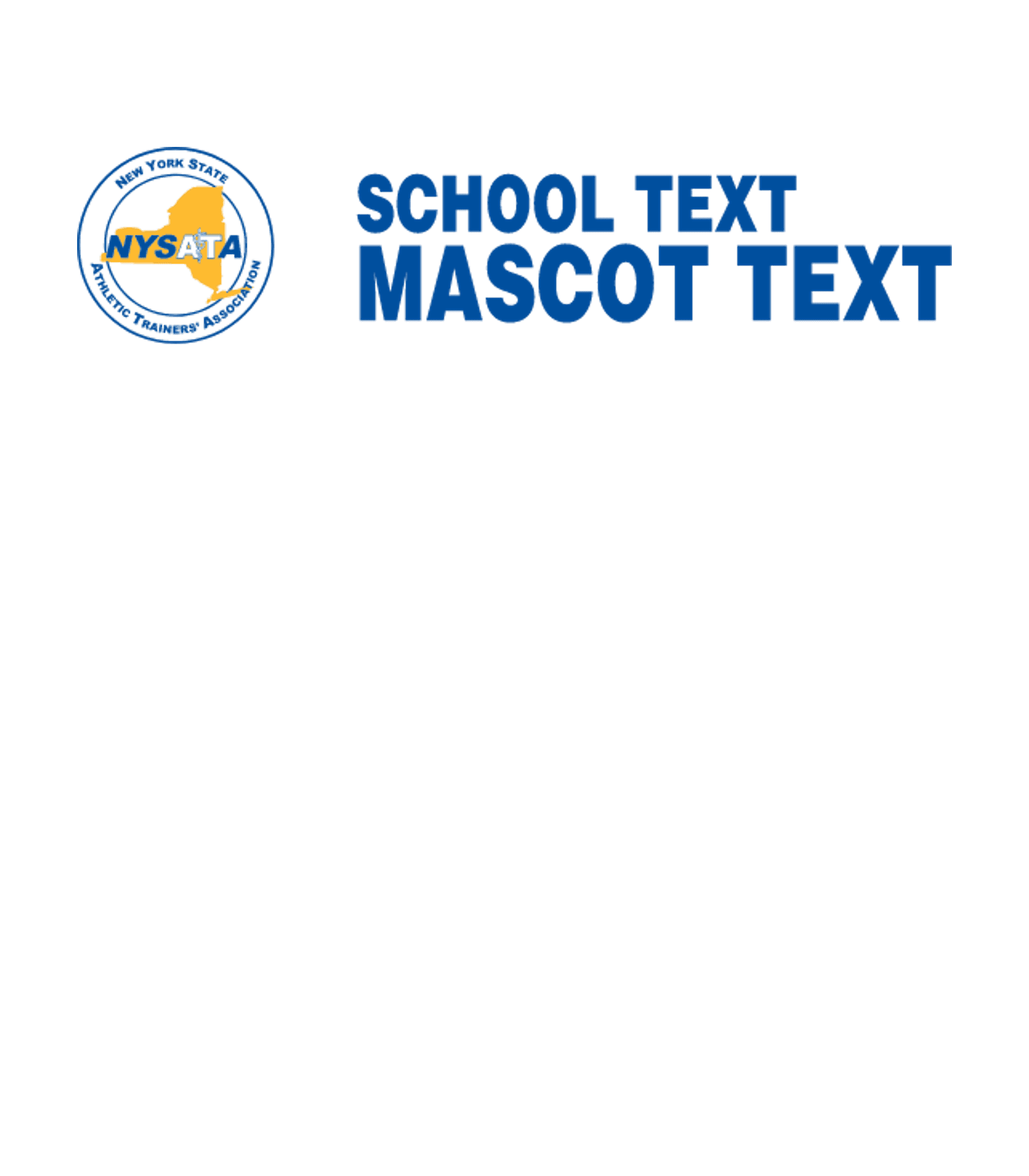 New York State Athletic Trainers' Association Logo
