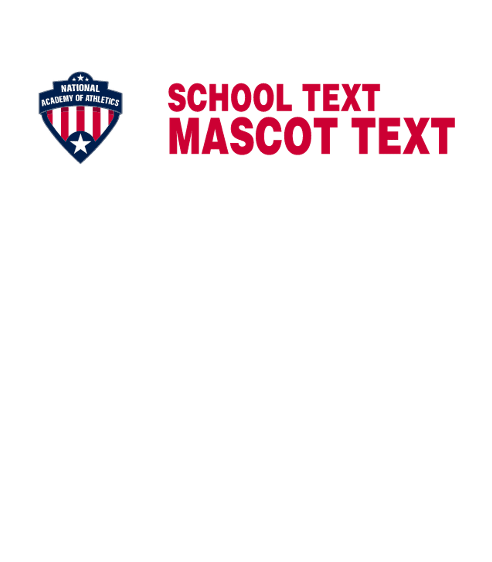 NATIONAL ACADEMY OF ATHLETICS Logo