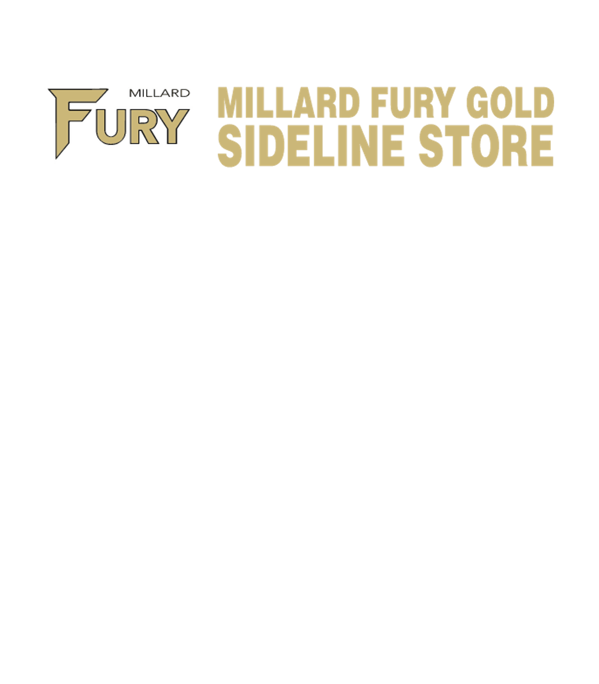Millard Fury Gold Softball Logo