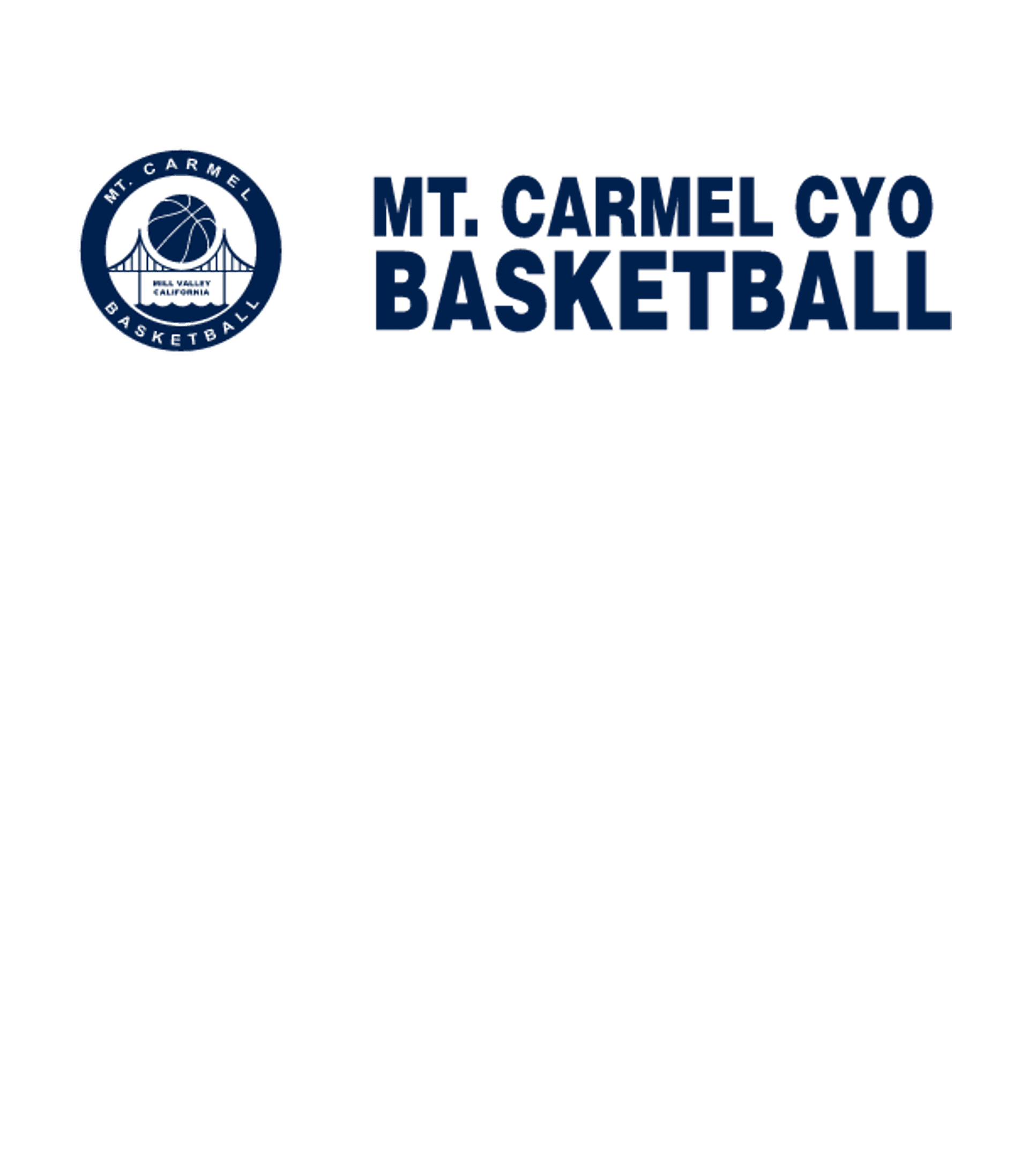 Mt. Carmel CYO Basketball Logo
