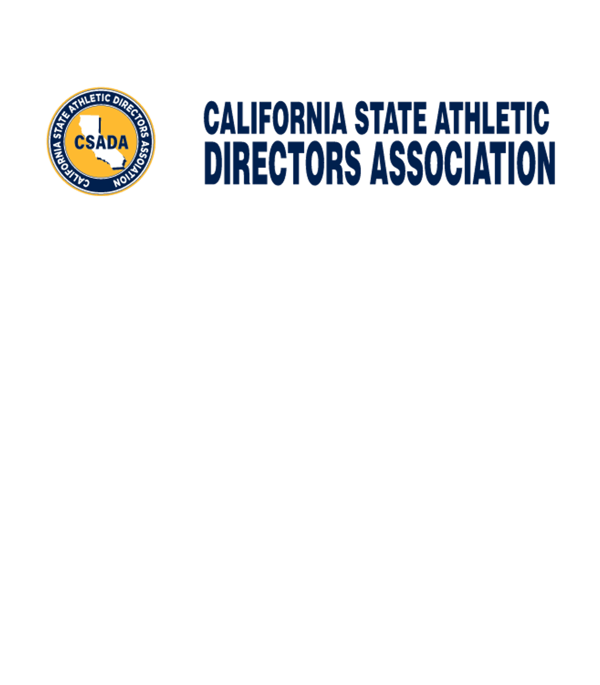 CALIFORNIA STATE ATHLETIC DIRECTORS ASSOCIATION Logo