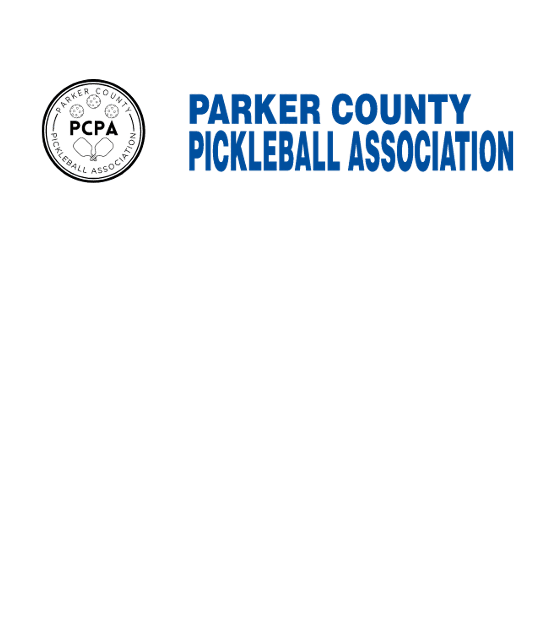Parker County Pickleball Association Logo