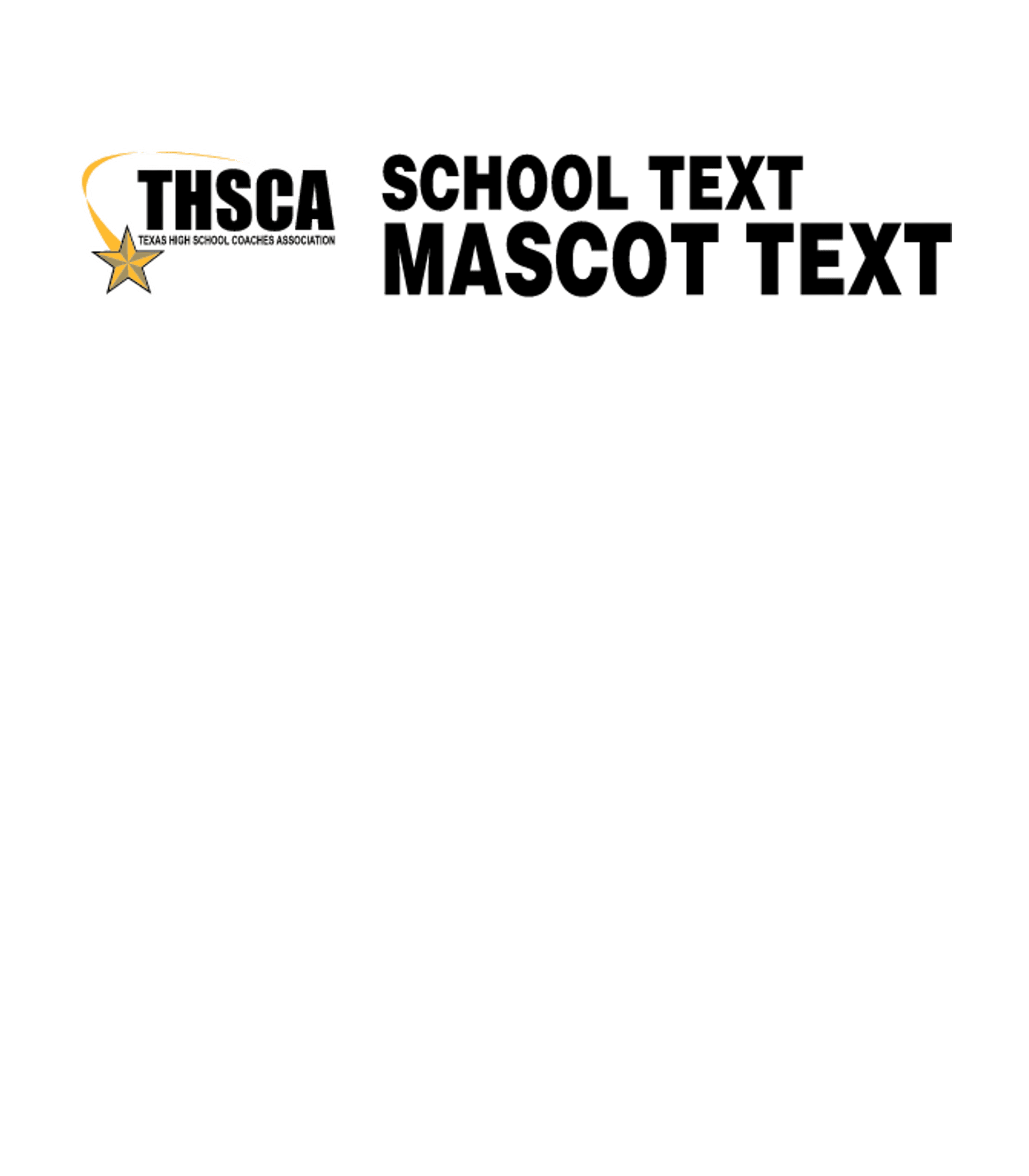 Texas High School Coaches Association Logo