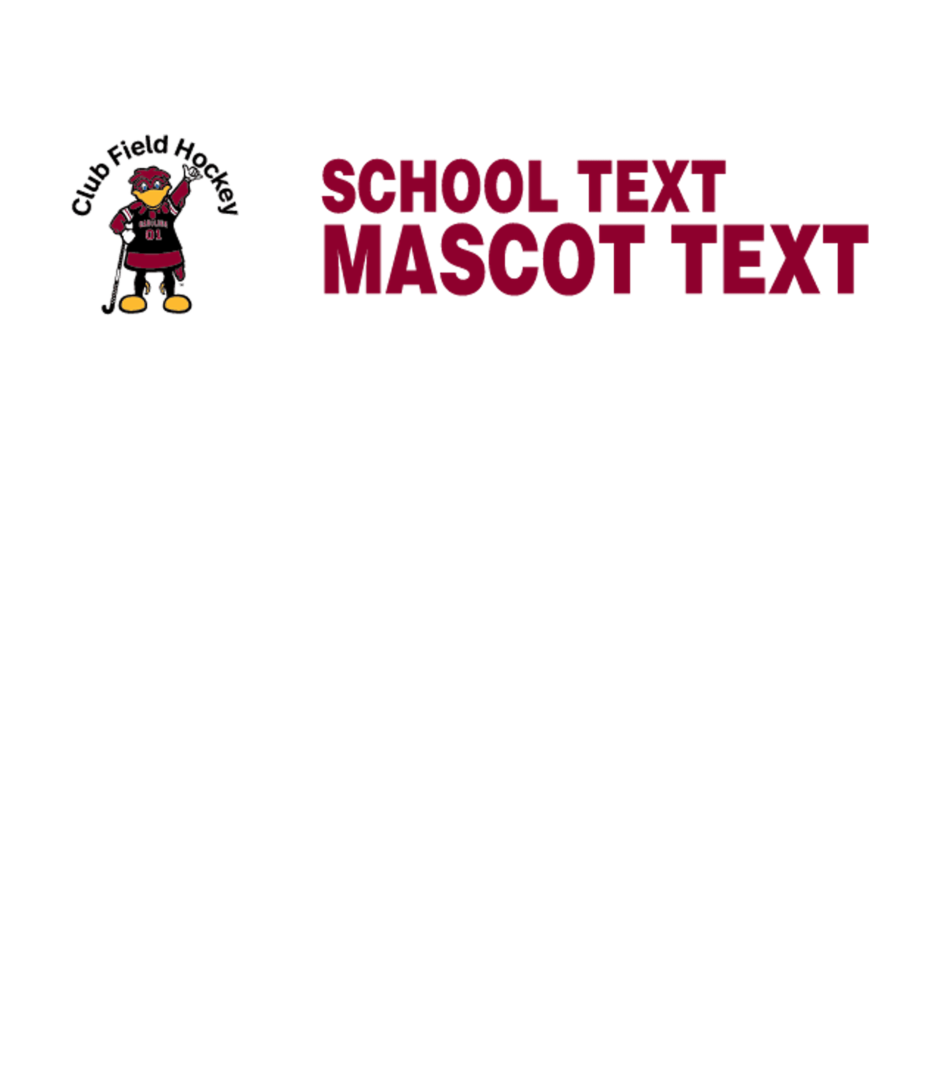 South Carolina Club Field Hockey Logo