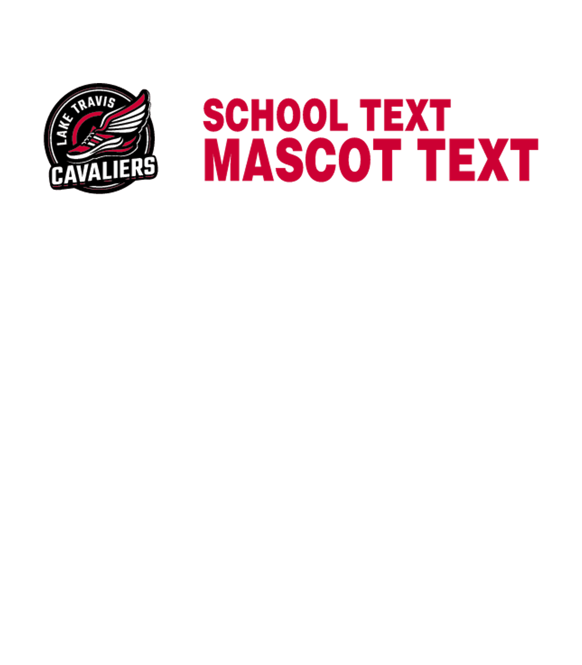 Lake Travis Track and Cross Country Logo