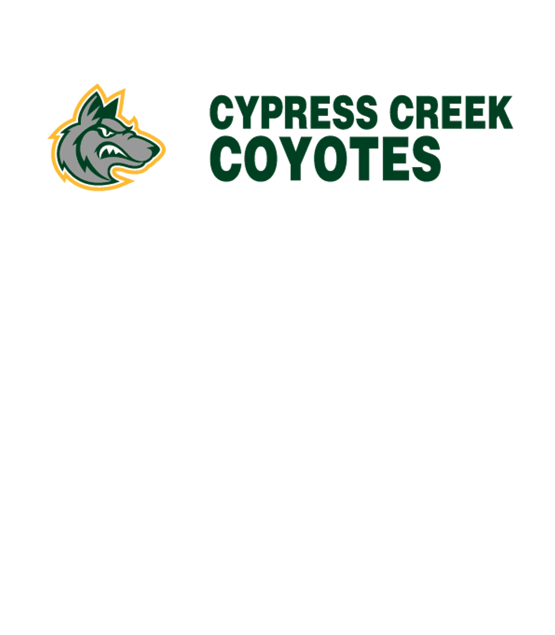 CYPRESS CREEK HIGH SCHOOL Logo