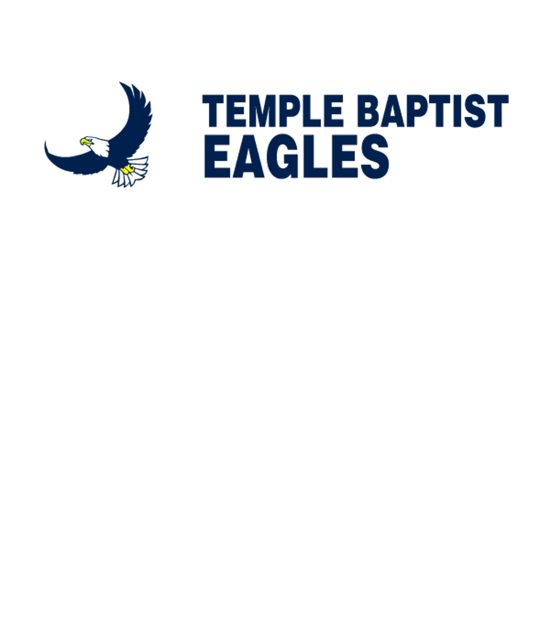 Temple Baptist School Logo