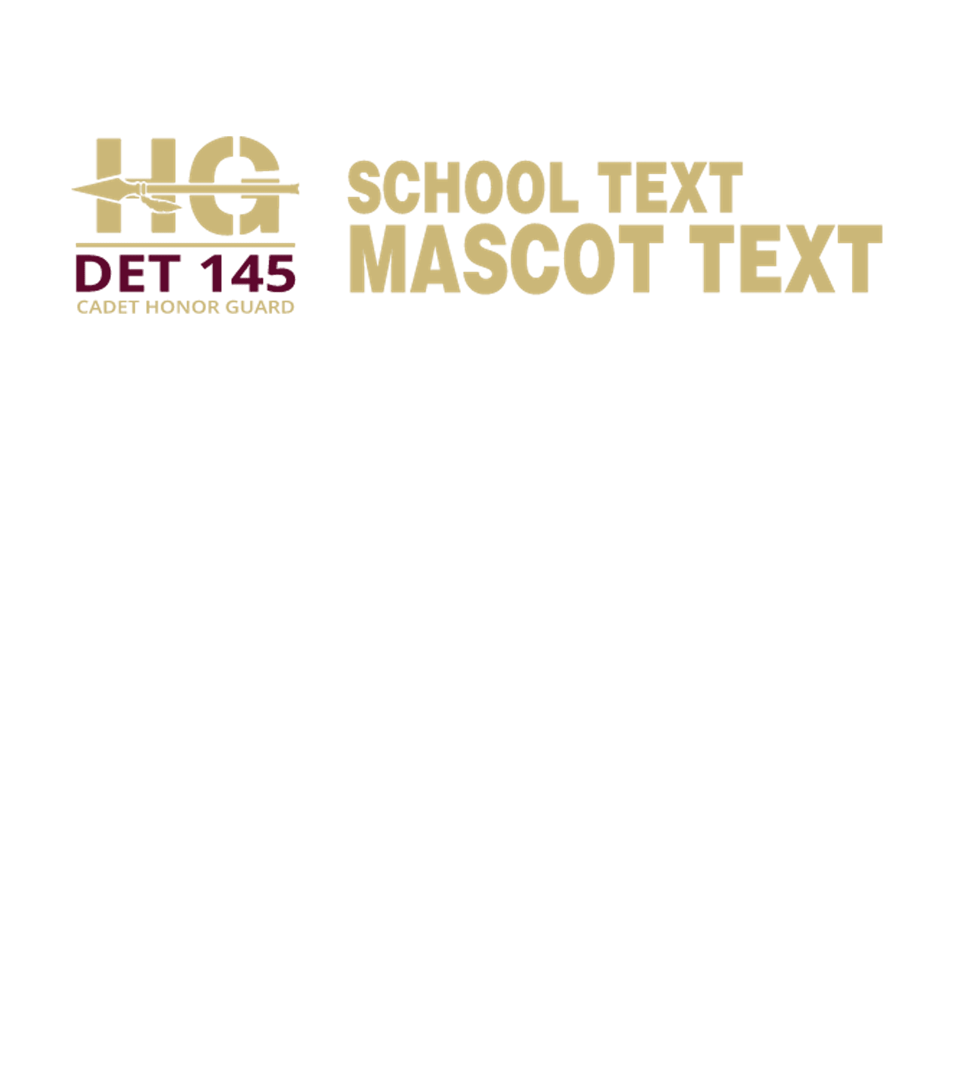 Detachment 145 Cadet Honor Guard Logo