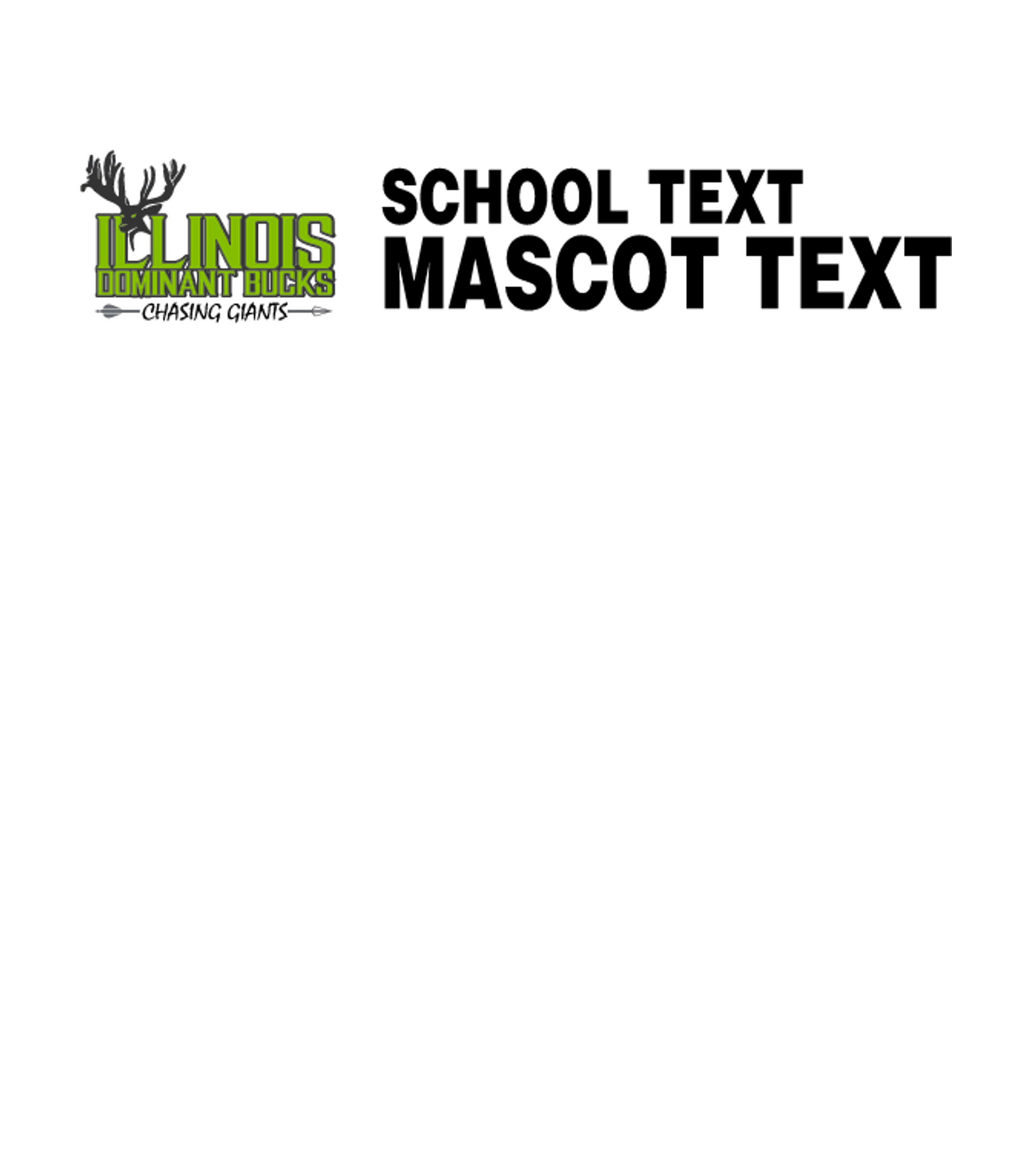Illinois Dominant Bucks Logo