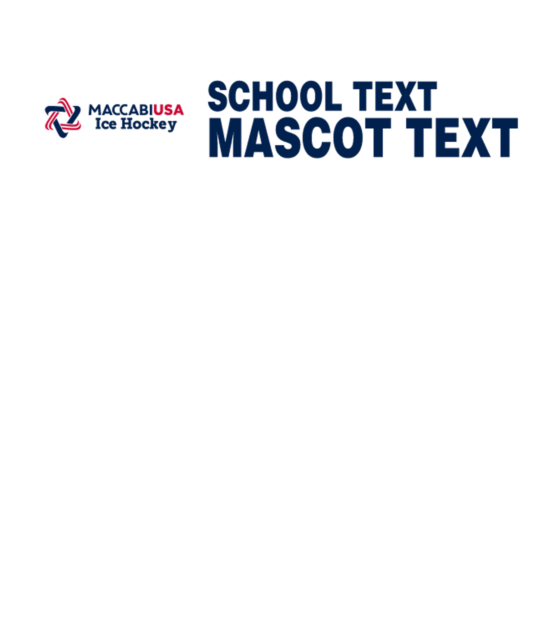 Maccabi USA Hockey Logo