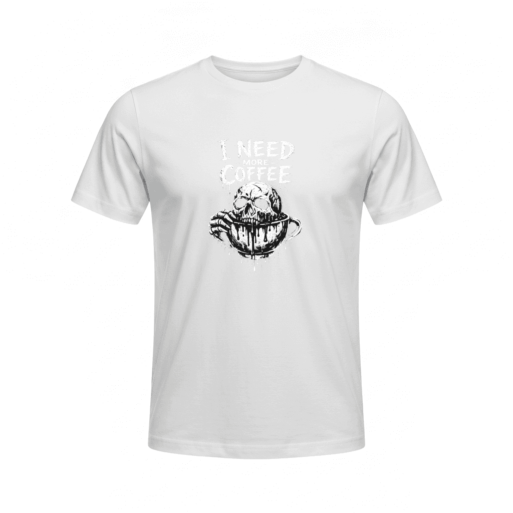 Skull Coffee Obsession 3D