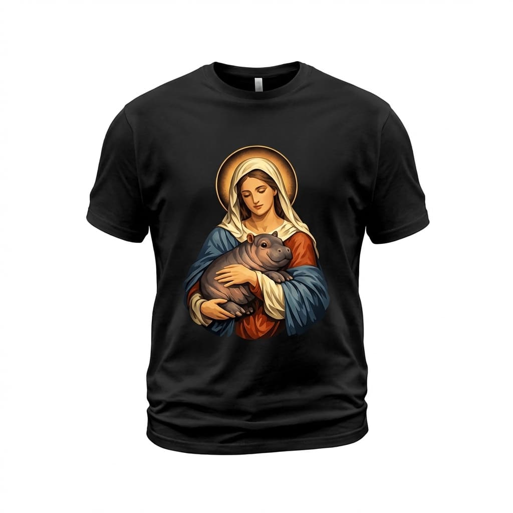 Madonna and Baby Hippo 3D