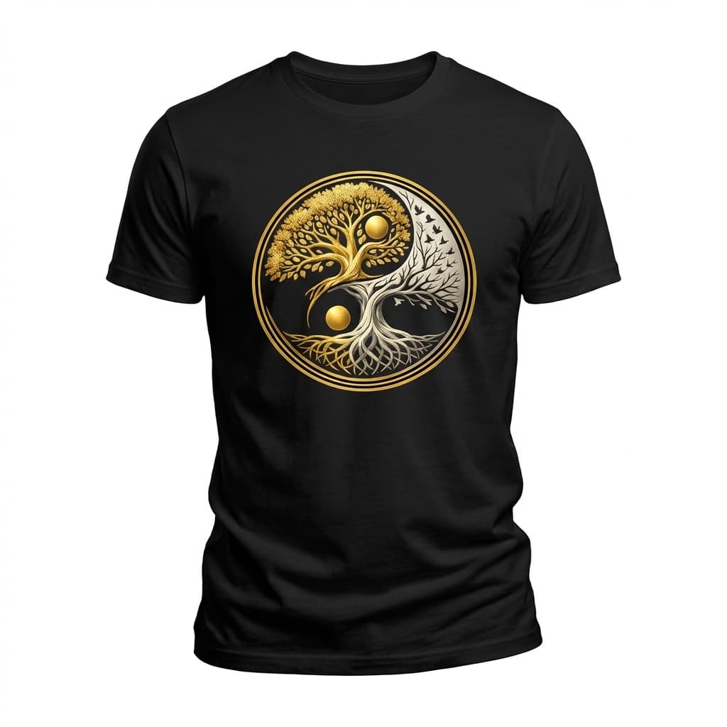 Yin Yang Tree Balance 3D