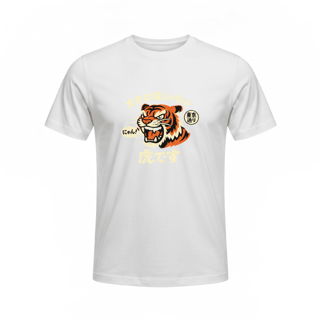 Japanese Tiger Not Cat 3D