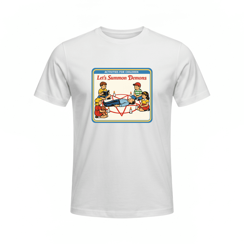 Let's Summon Demons Front and Back T-Shirt 3D