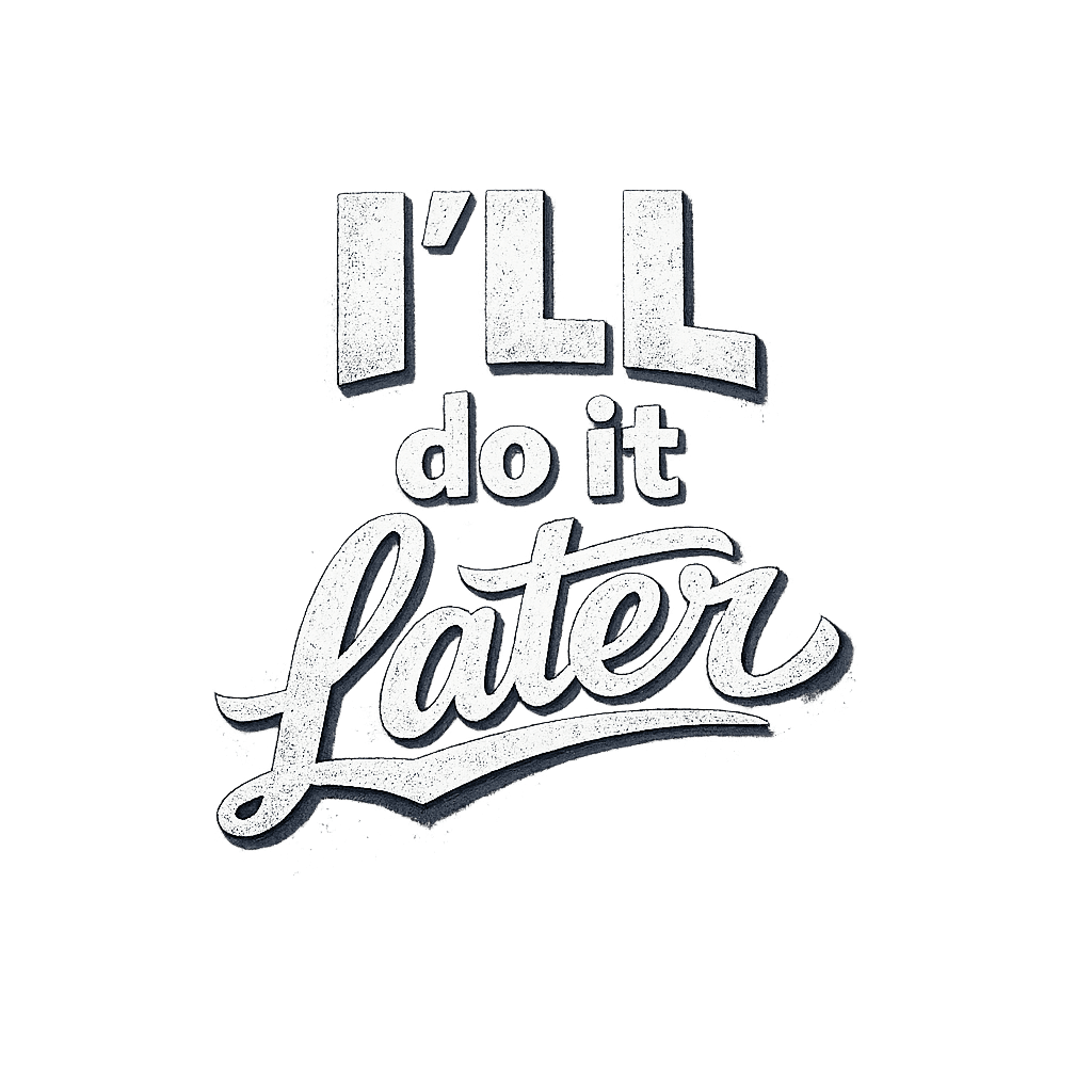 I'll Do It Later