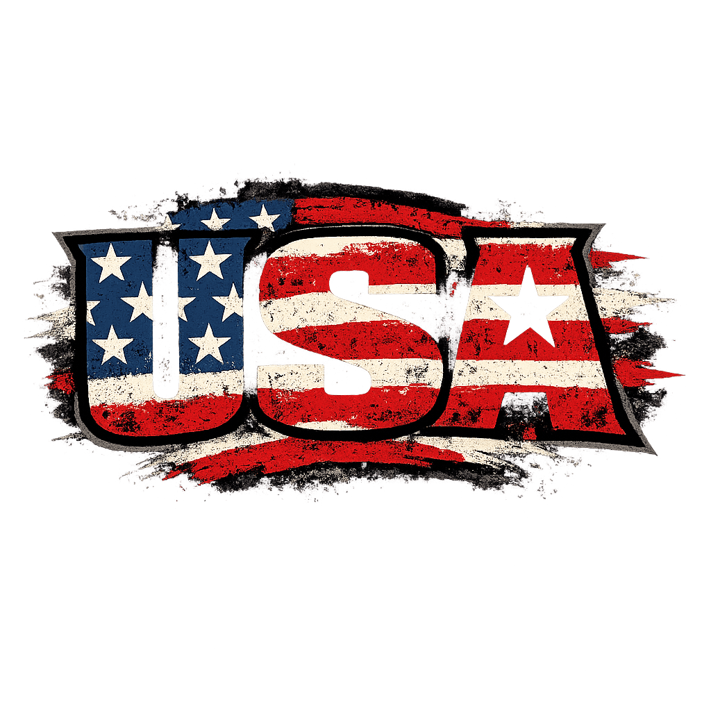 Patriotic USA Grunge