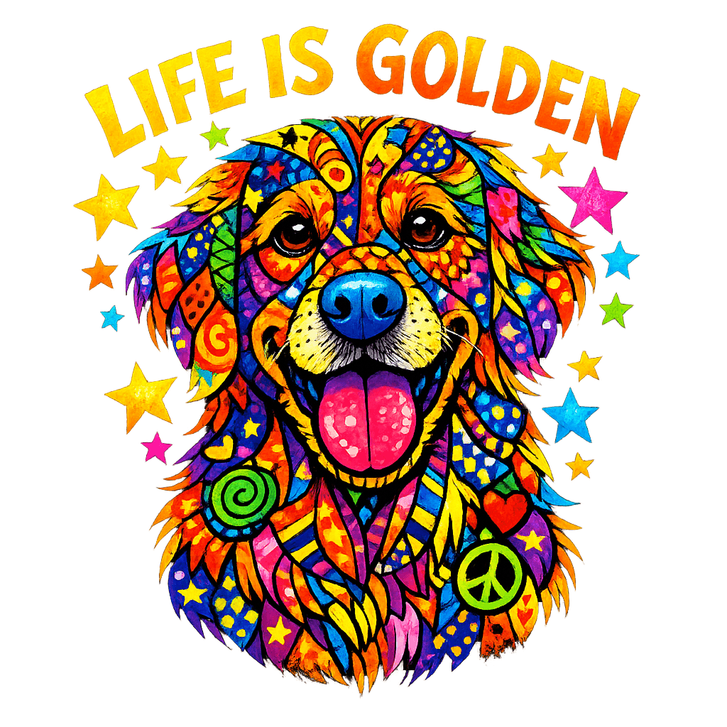 Life Is Golden Dog
