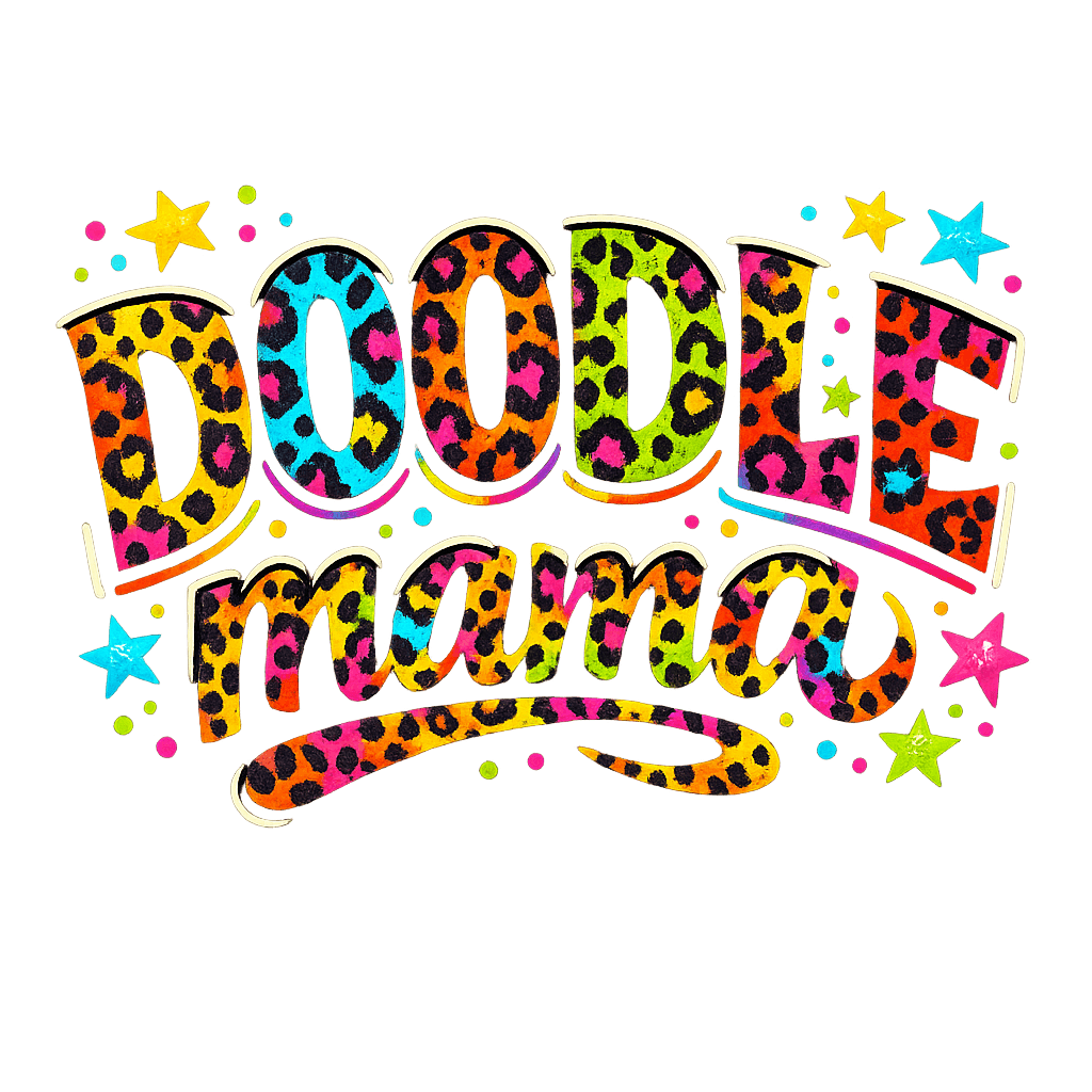 Doodle Mama Leopard Print