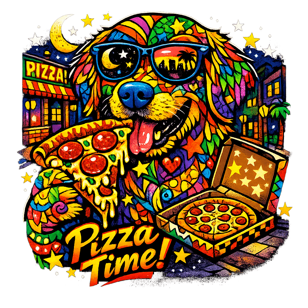 Pizza Time Dog