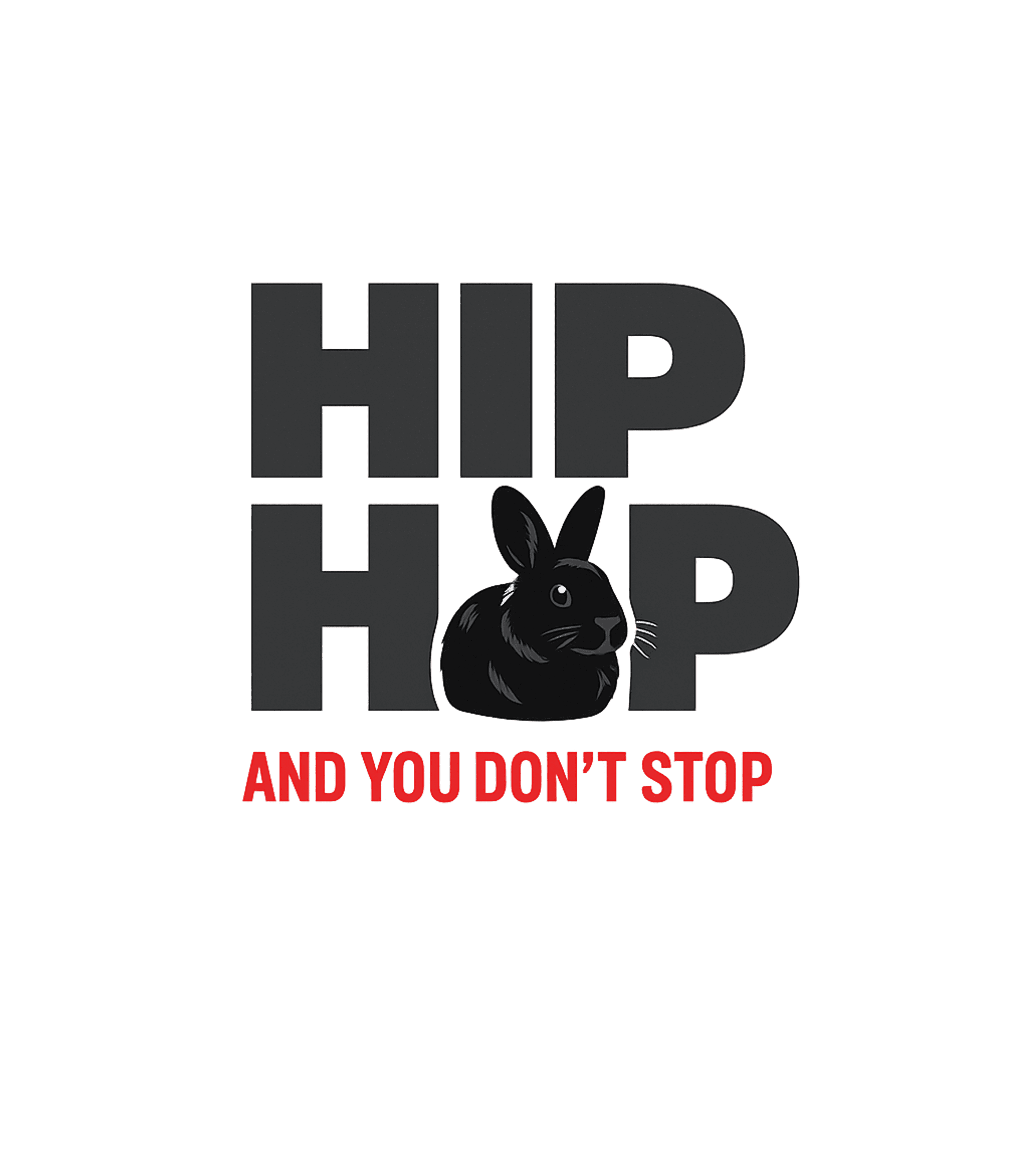 Hip Hop Bunny Groove Graphic