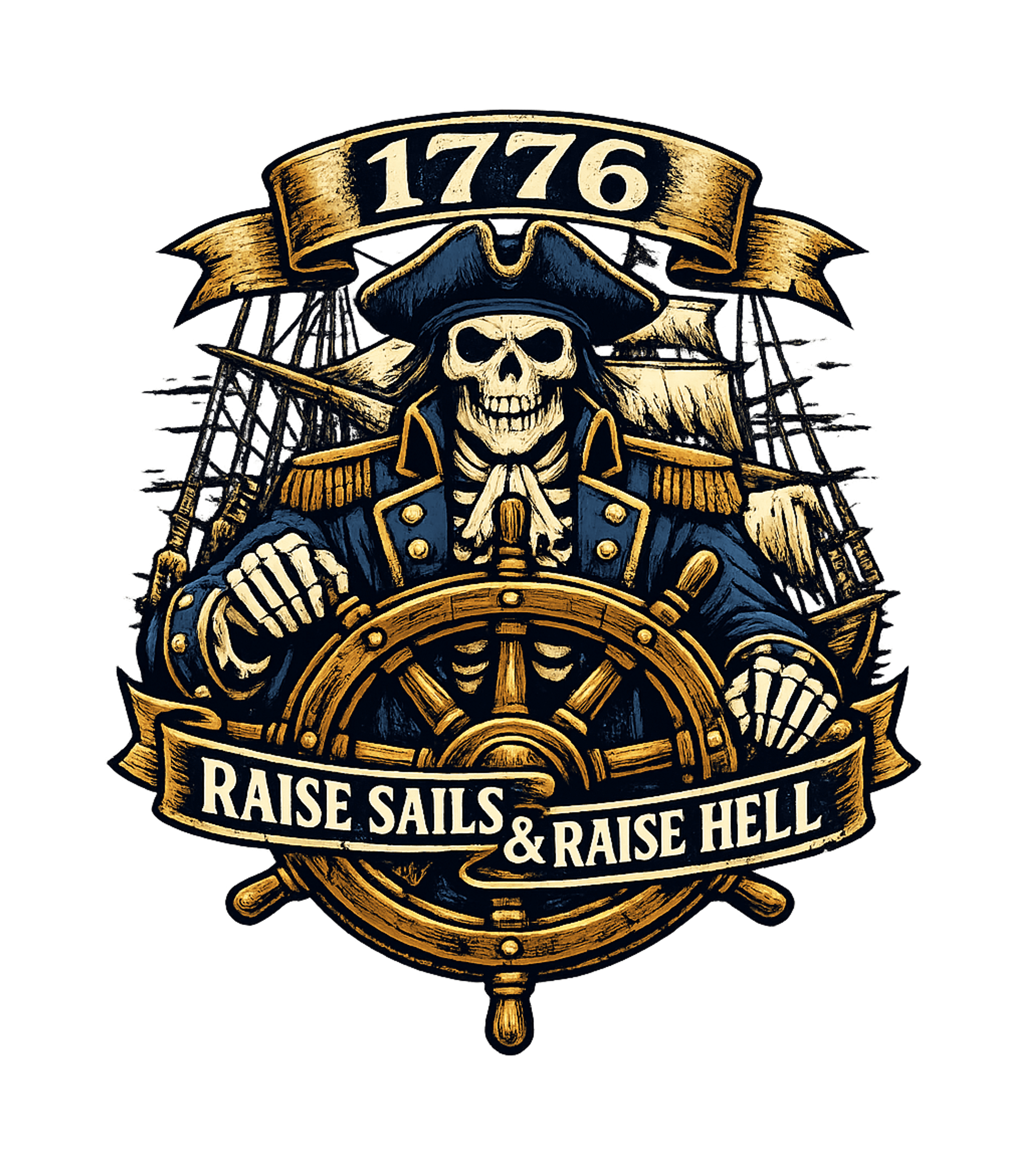 1776 Pirate Captain Freedom / Constitution Hooded Sweatshirt featuring Embrace the rebellious spirit with this bold skeleton pirate – designed by Geoff Brown @ SunFrog 1776 Pirate Captain Freedom / Constitution Hooded Sweatshirt featuring Embrace the rebellious spirit with this bold skeleton pirate – designed by Geoff Brown @ SunFrog