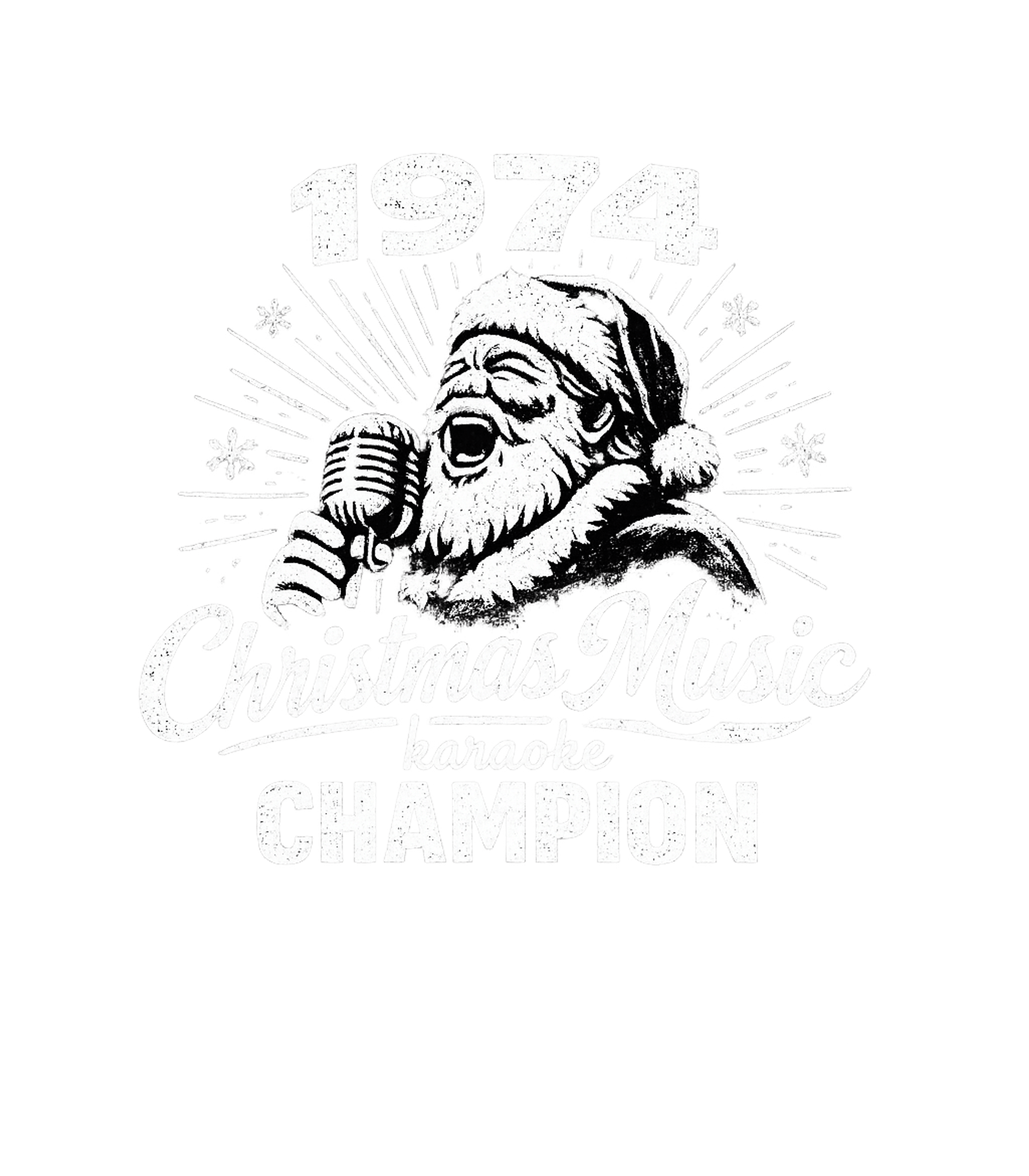 1974 Christmas Karaoke Champion Music Premium T-Shirt featuring Celebrate the festive spirit with this vintage-style Santa C – designed by Geoff Brown @ SunFrog 1974 Christmas Karaoke Champion Music Premium T-Shirt featuring Celebrate the festive spirit with this vintage-style Santa C – designed by Geoff Brown @ SunFrog