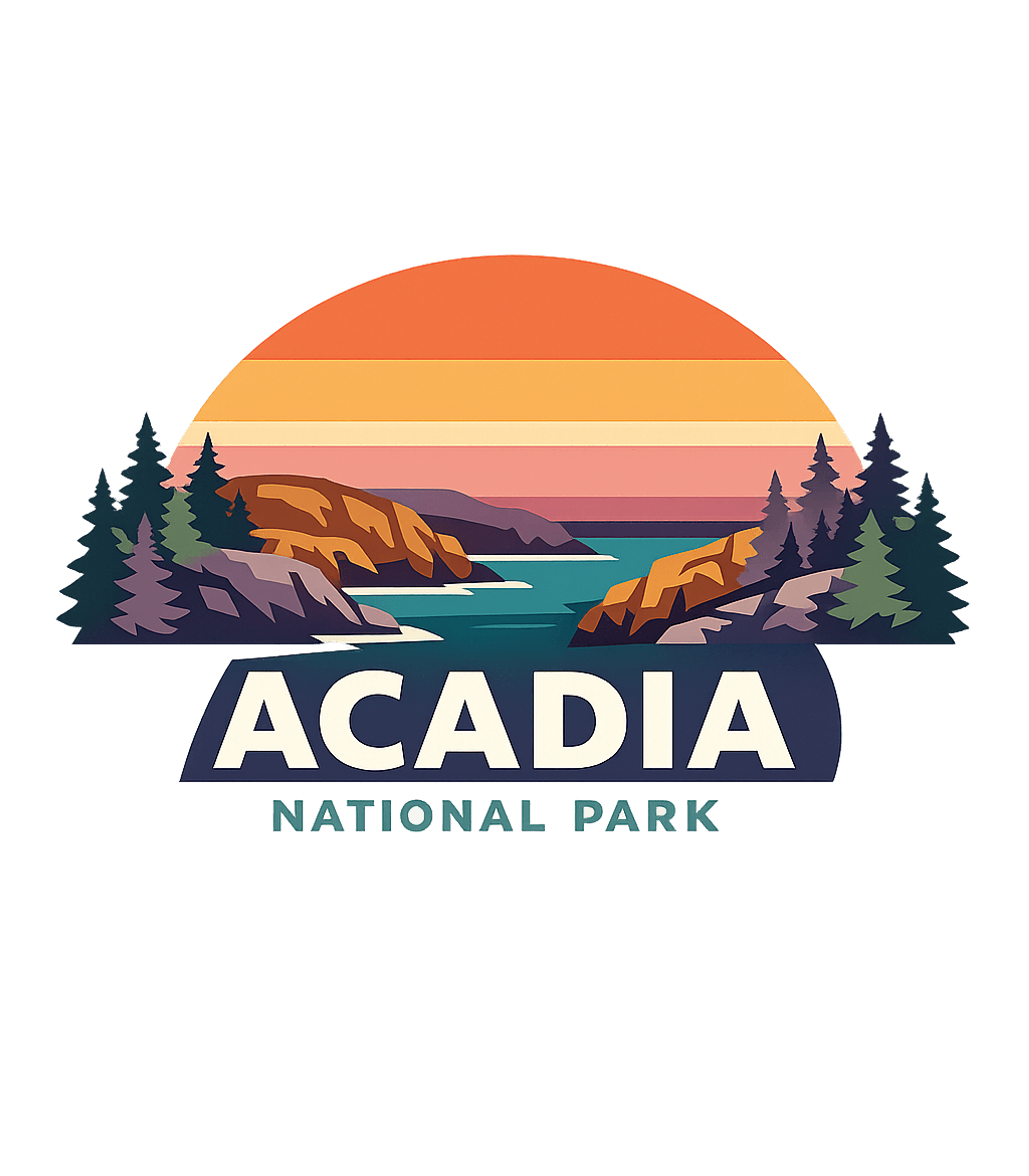 Acadia National Park Sunset Hiking Premium T-Shirt featuring Show your love for Acadia National Park with this scenic ret – designed by Geoff Brown @ SunFrog Acadia National Park Sunset Hiking Premium T-Shirt featuring Show your love for Acadia National Park with this scenic ret – designed by Geoff Brown @ SunFrog