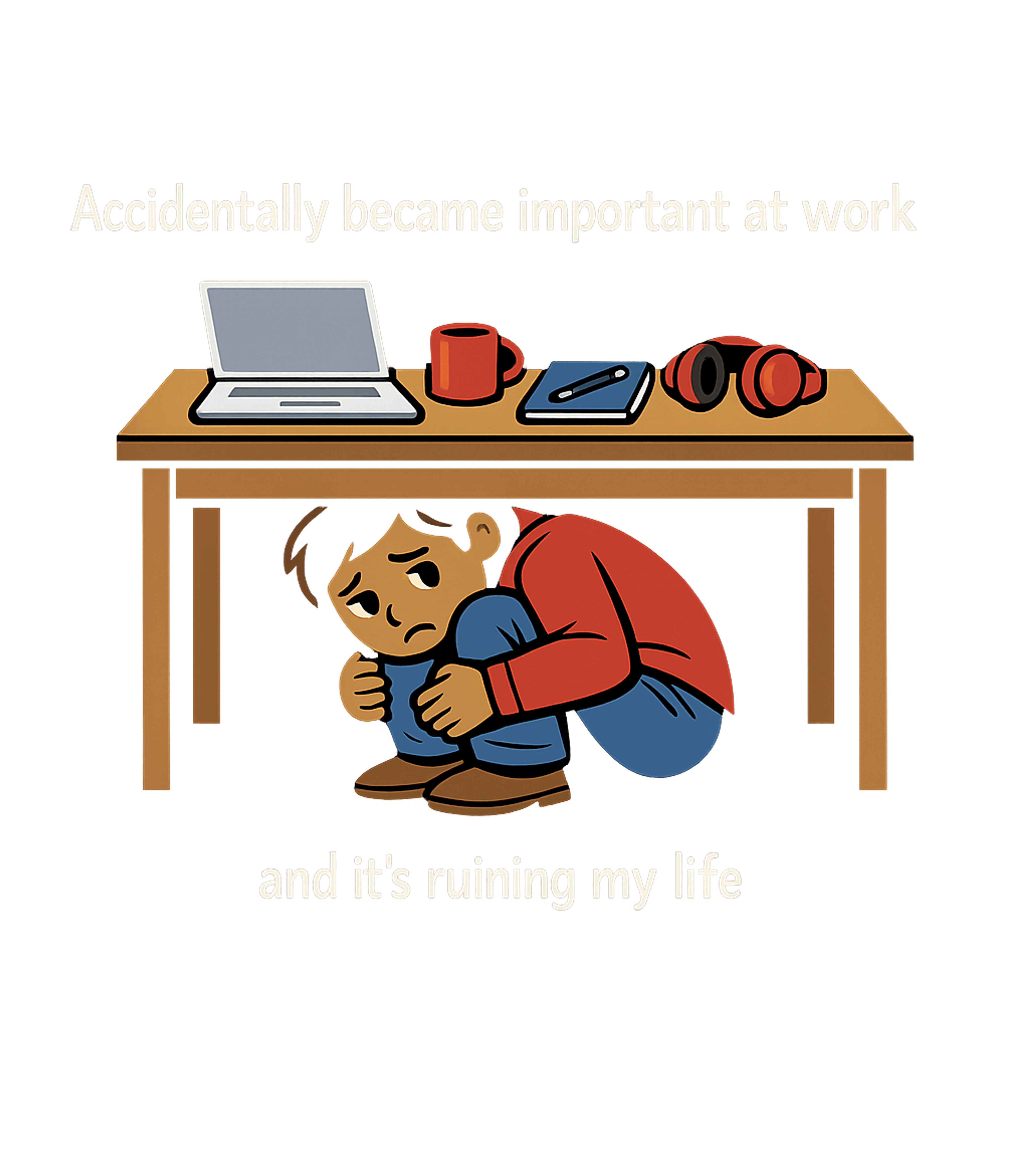 Accidental Work Importance Work / Office Humor Crewneck Sweatshirt featuring This humorous graphic tee captures the relatable feeling of – designed by Geoff Brown @ SunFrog Accidental Work Importance Work / Office Humor Crewneck Sweatshirt featuring This humorous graphic tee captures the relatable feeling of – designed by Geoff Brown @ SunFrog