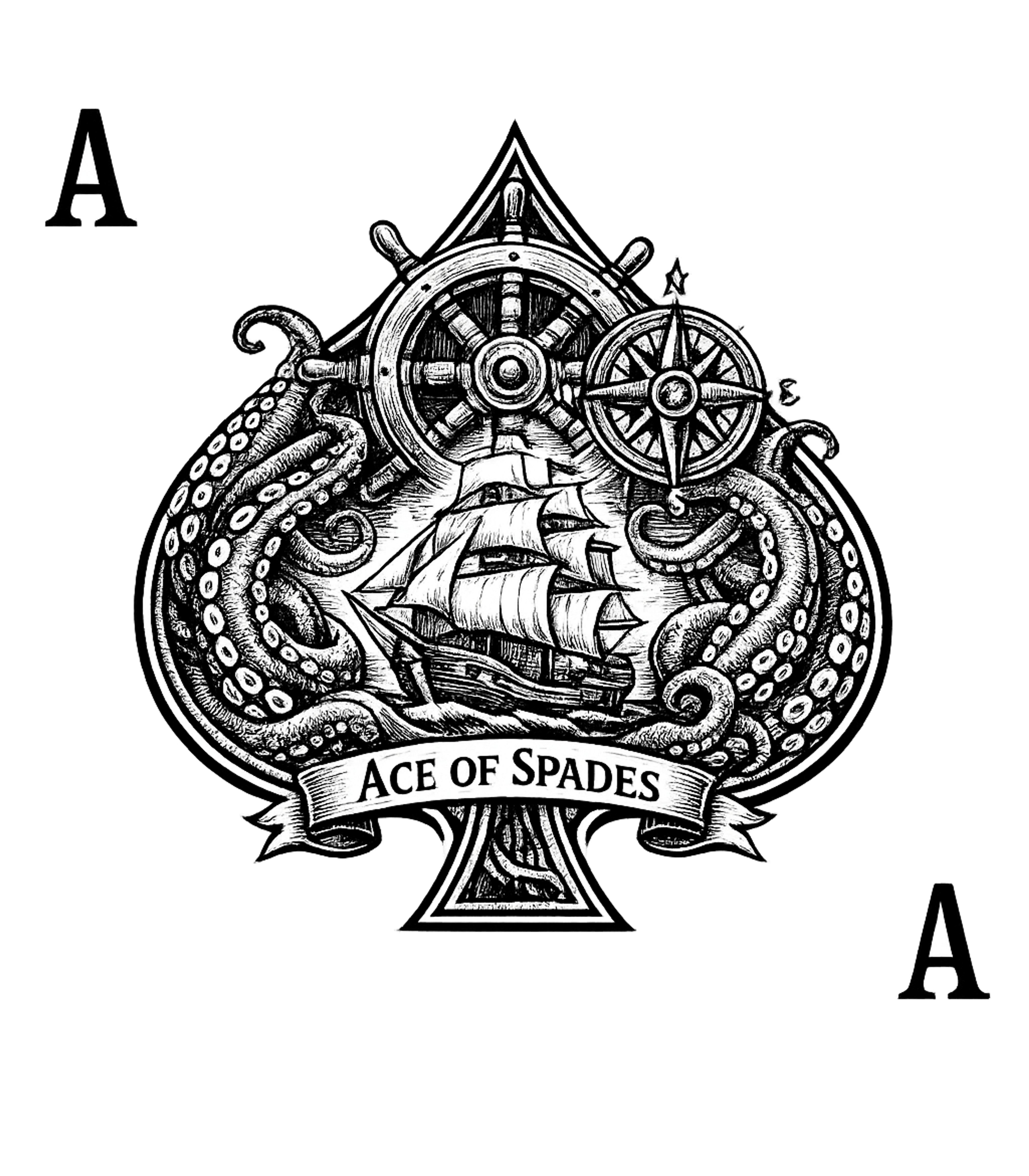 Ace of Spades Nautical Boating Crewneck Sweatshirt featuring Set sail with this intricate Ace of Spades design featuring – designed by Geoff Brown @ SunFrog Ace of Spades Nautical Boating Crewneck Sweatshirt featuring Set sail with this intricate Ace of Spades design featuring – designed by Geoff Brown @ SunFrog
