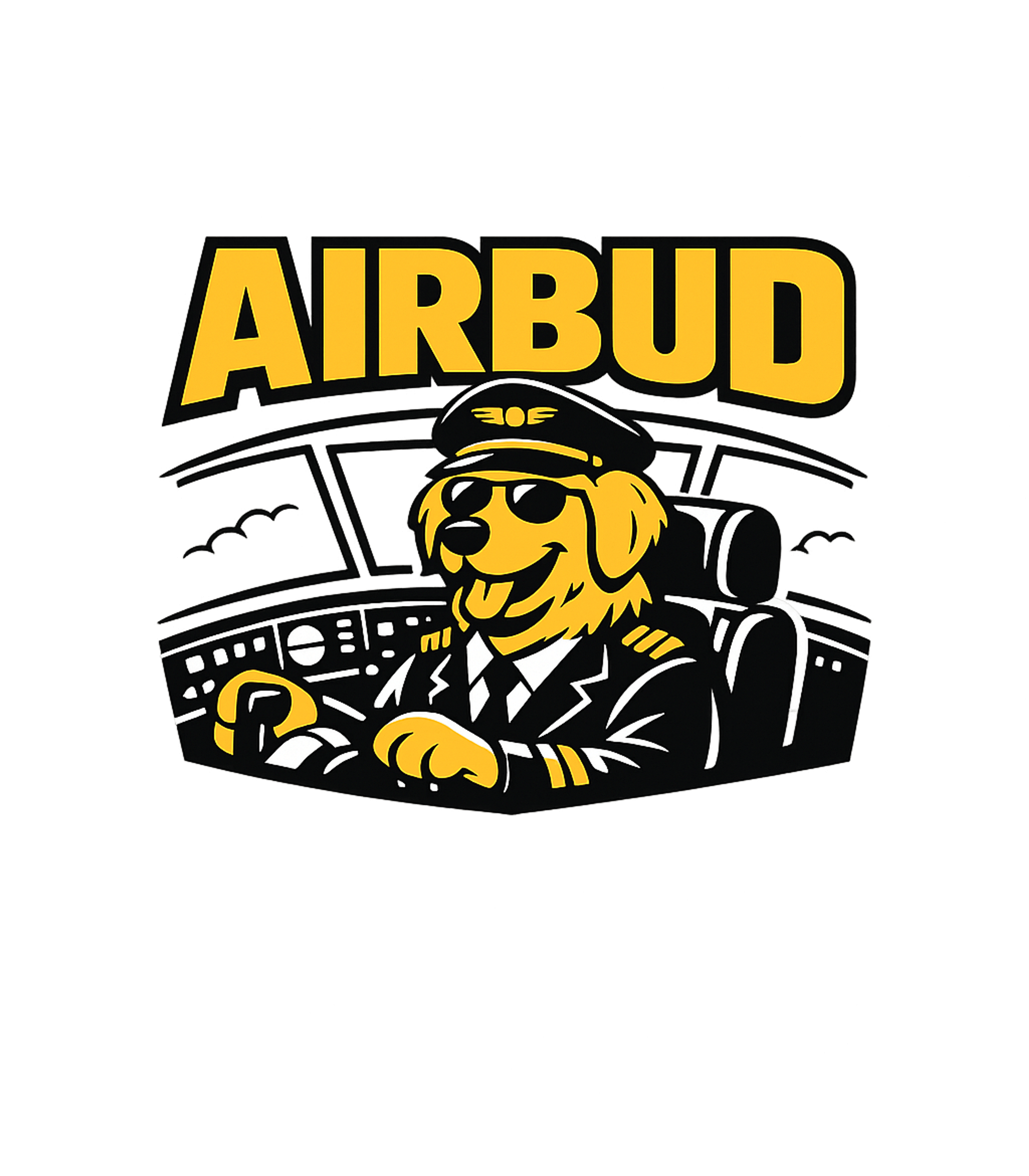 Airbud Pilot Dog Dogs Premium T-Shirt featuring This fun graphic features a cool golden retriever pilot flyi – designed by Geoff Brown @ SunFrog Airbud Pilot Dog Dogs Premium T-Shirt featuring This fun graphic features a cool golden retriever pilot flyi – designed by Geoff Brown @ SunFrog