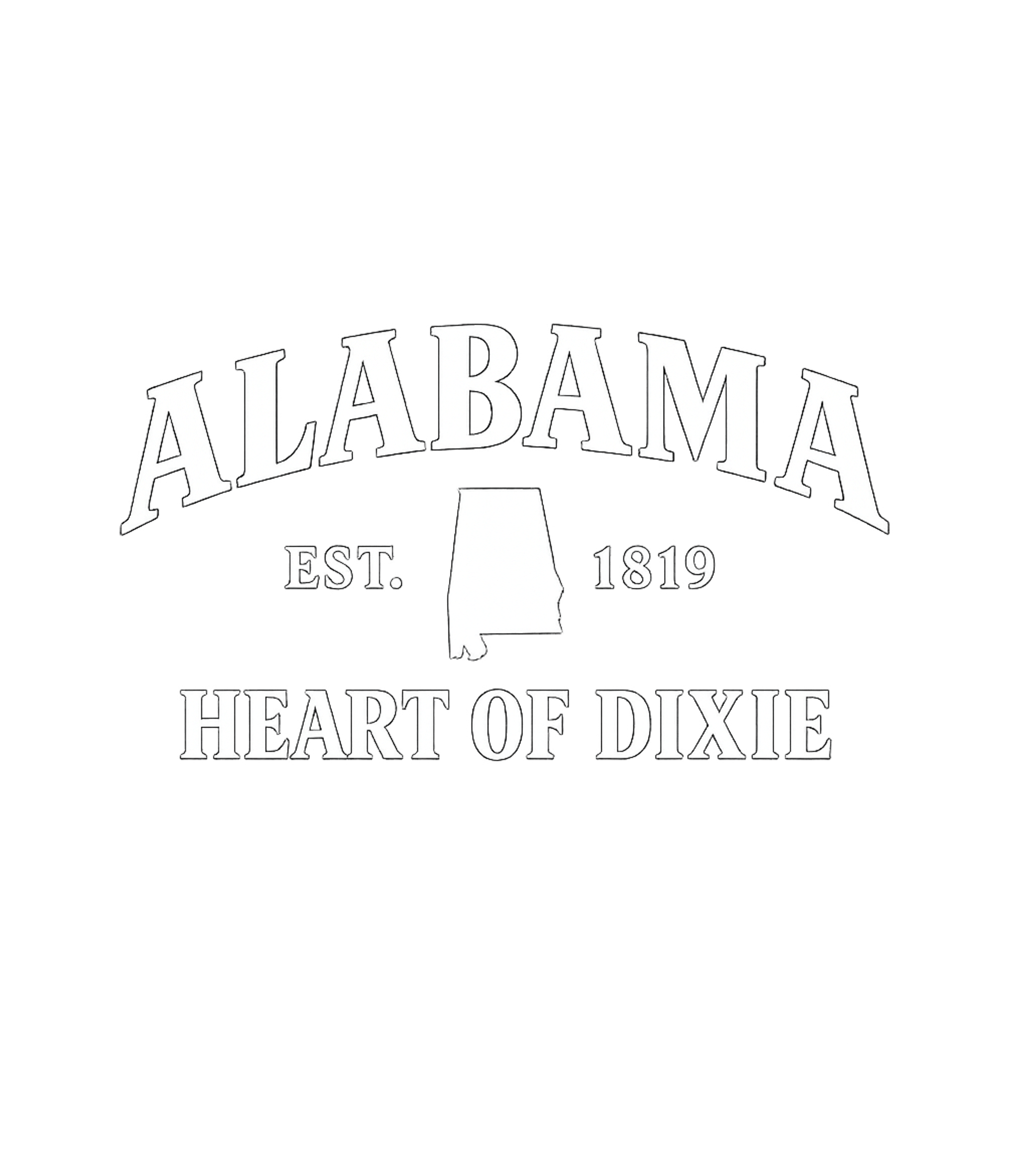 Alabama Heart of Dixie Alabama Crewneck Sweatshirt featuring This design proudly displays the state of Alabama with its f – designed by Geoff Brown @ SunFrog Alabama Heart of Dixie Alabama Crewneck Sweatshirt featuring This design proudly displays the state of Alabama with its f – designed by Geoff Brown @ SunFrog