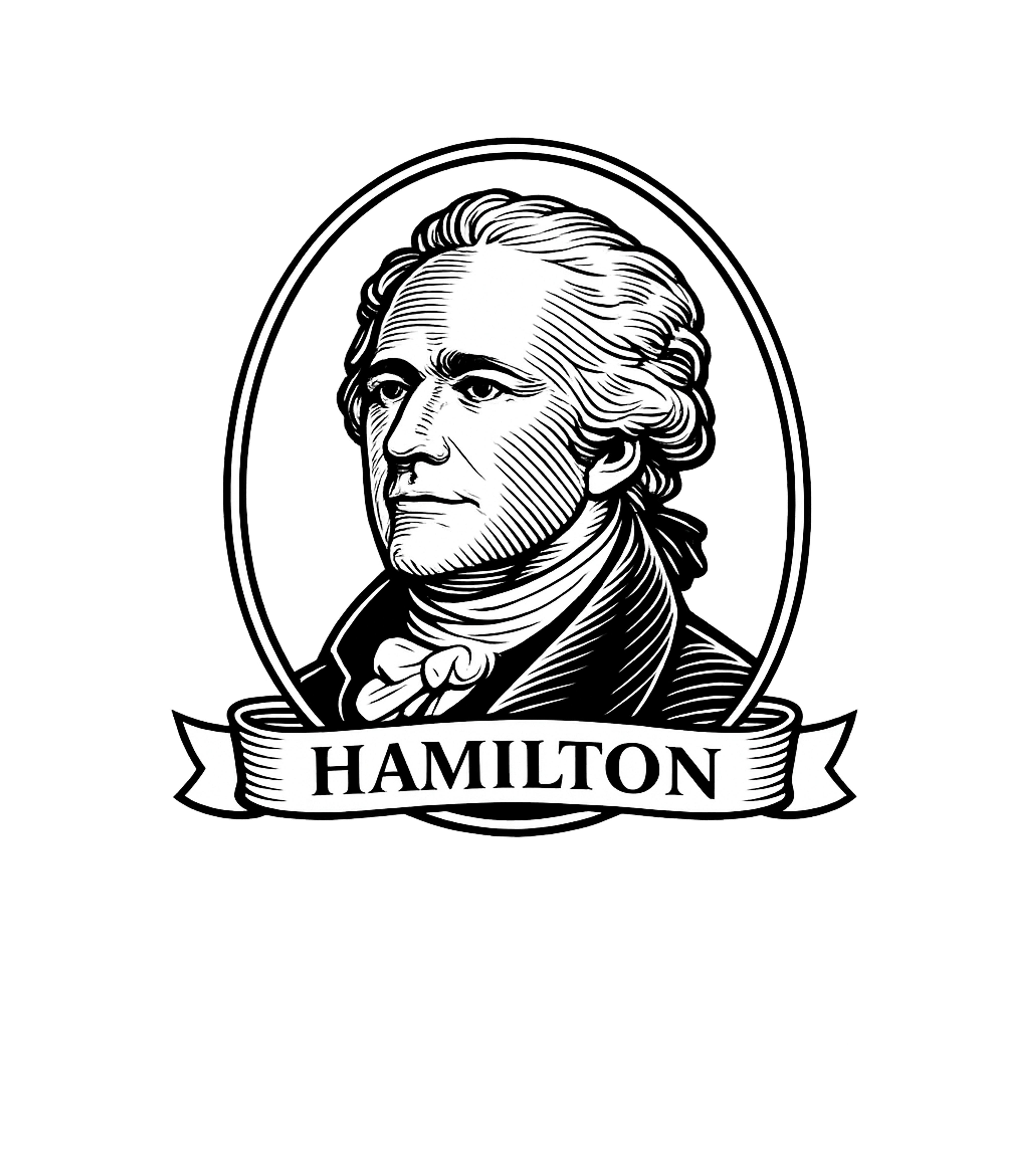Alexander Hamilton Portrait Freedom / Constitution Crewneck Sweatshirt featuring This classic graphic features an elegant black and white por – designed by Geoff Brown @ SunFrog Alexander Hamilton Portrait Freedom / Constitution Crewneck Sweatshirt featuring This classic graphic features an elegant black and white por – designed by Geoff Brown @ SunFrog