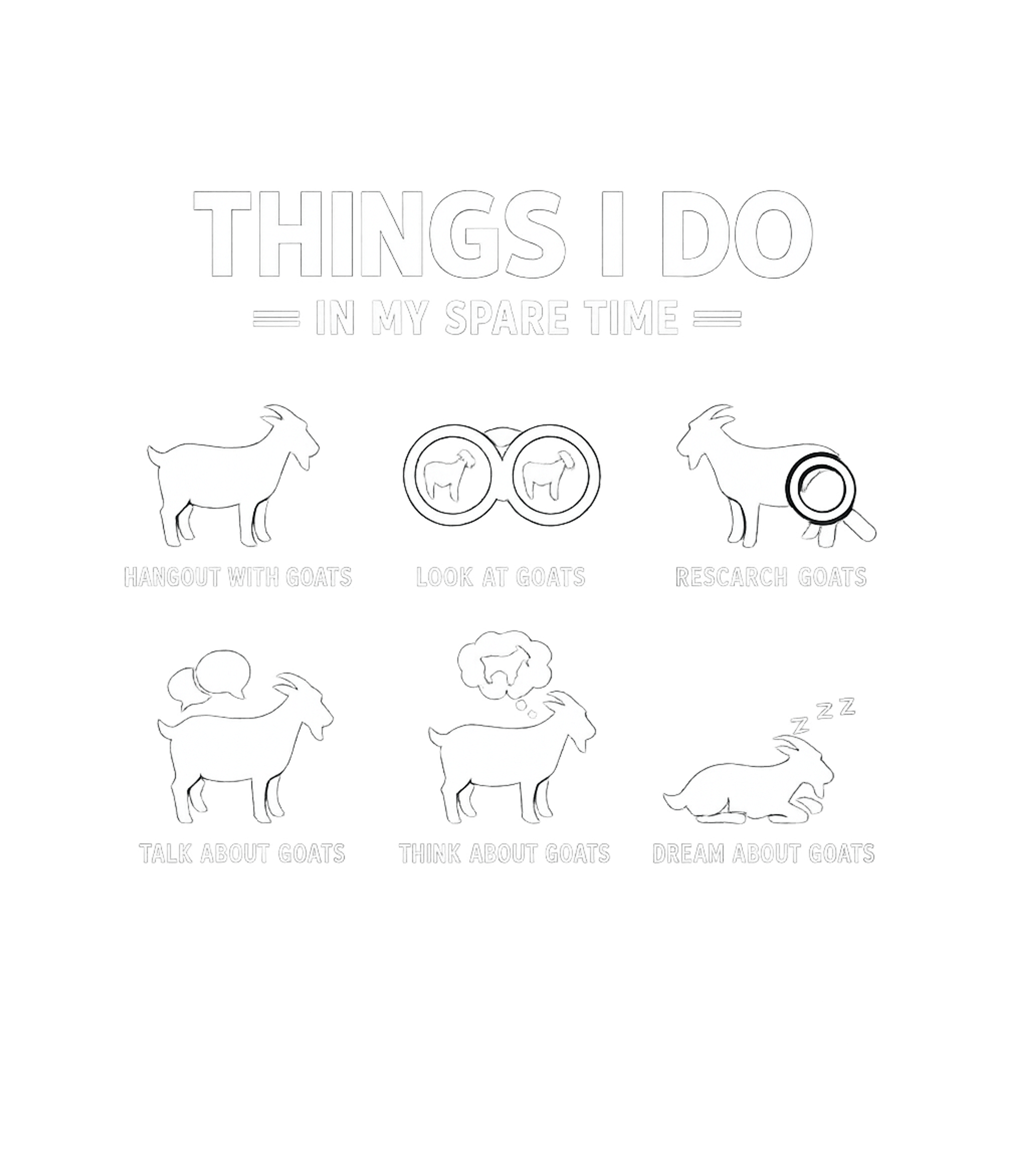 All About Goats Farm Animals Premium T-Shirt featuring This fun graphic tee lists all the activities of a true goat – designed by Geoff Brown @ SunFrog All About Goats Farm Animals Premium T-Shirt featuring This fun graphic tee lists all the activities of a true goat – designed by Geoff Brown @ SunFrog