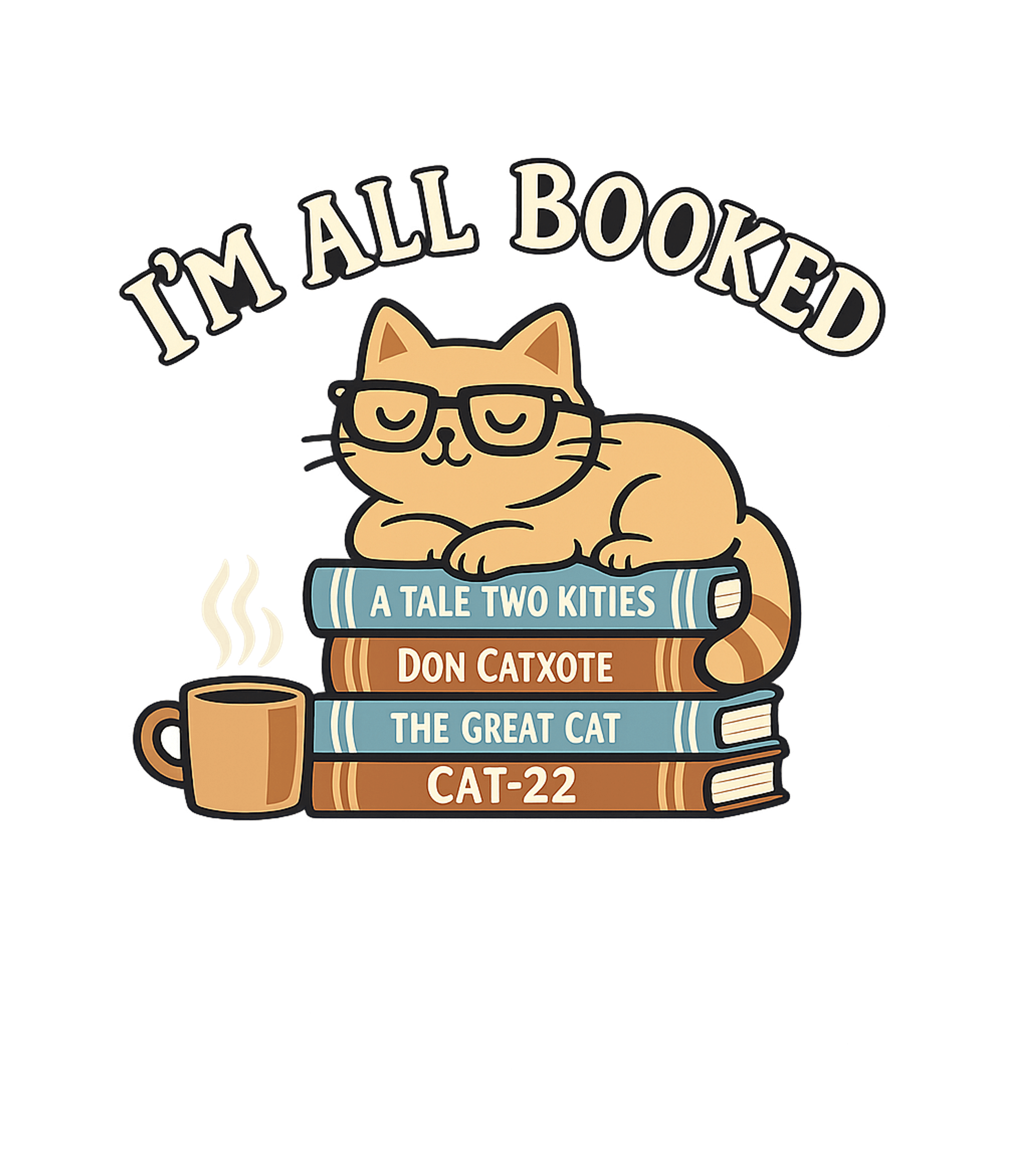 All Booked Cat Reader Cats Crewneck Sweatshirt featuring This charming graphic features a bespectacled cat happily lo – designed by Geoff Brown @ SunFrog All Booked Cat Reader Cats Crewneck Sweatshirt featuring This charming graphic features a bespectacled cat happily lo – designed by Geoff Brown @ SunFrog