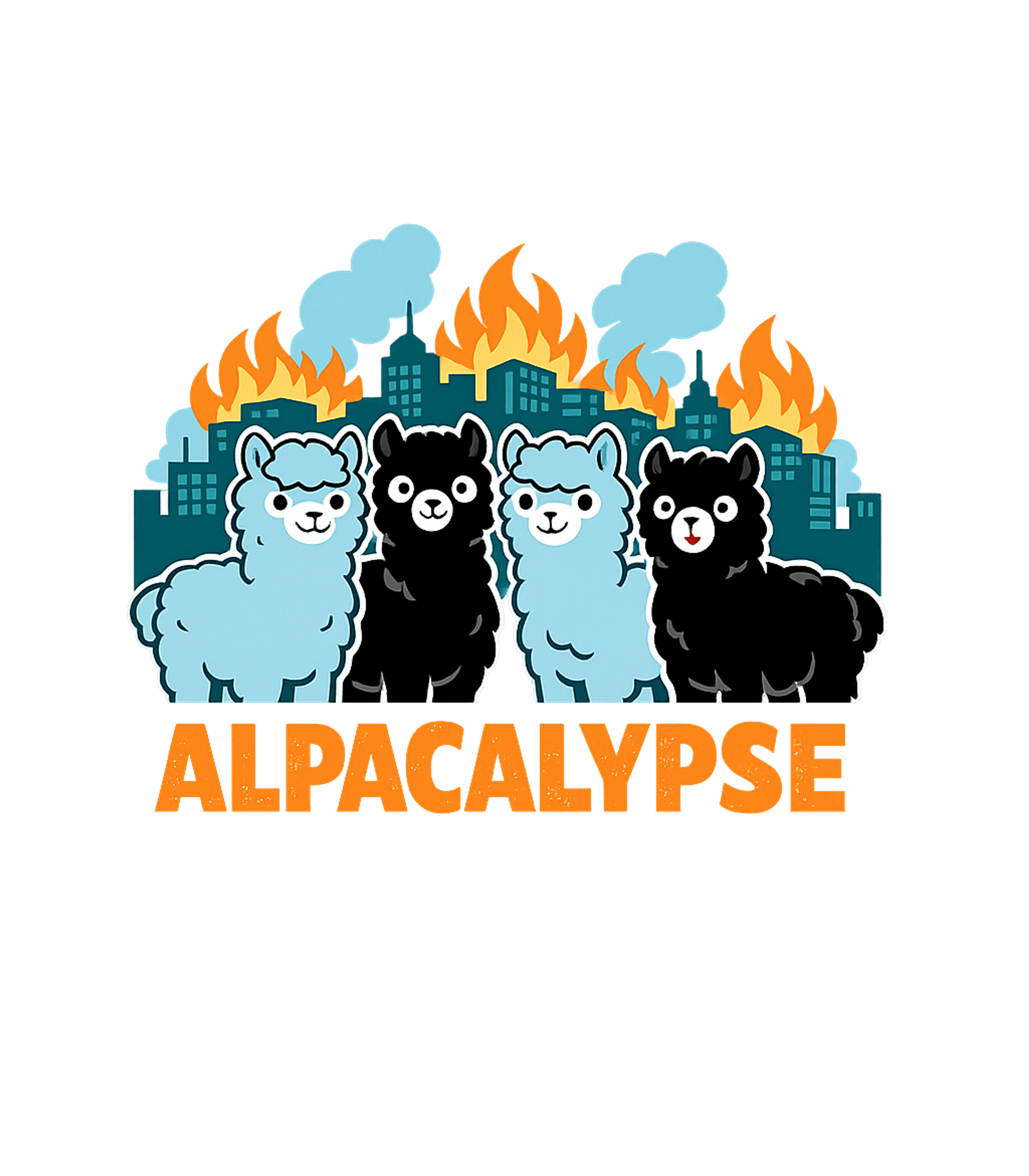 Alpacalypse Funny Alpacas Farm Animals Crewneck Sweatshirt featuring Embrace the chaos with this humorous 'Alpacalypse' design fe – designed by Geoff Brown @ SunFrog Alpacalypse Funny Alpacas Farm Animals Crewneck Sweatshirt featuring Embrace the chaos with this humorous 'Alpacalypse' design fe – designed by Geoff Brown @ SunFrog