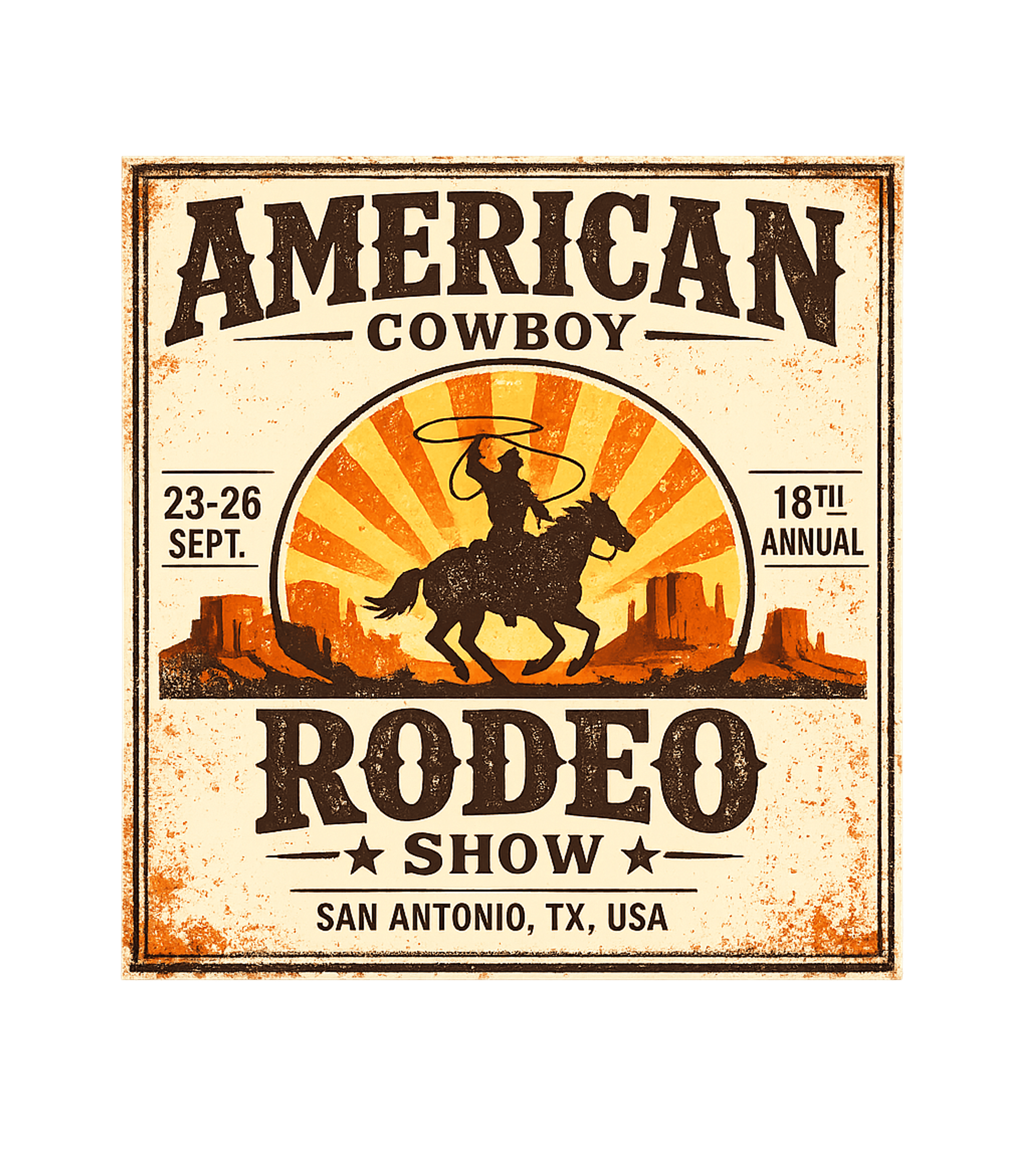 American Cowboy Rodeo Texas Premium T-Shirt featuring Step into the arena with this vintage-inspired American Cowb – designed by Geoff Brown @ SunFrog American Cowboy Rodeo Texas Premium T-Shirt featuring Step into the arena with this vintage-inspired American Cowb – designed by Geoff Brown @ SunFrog