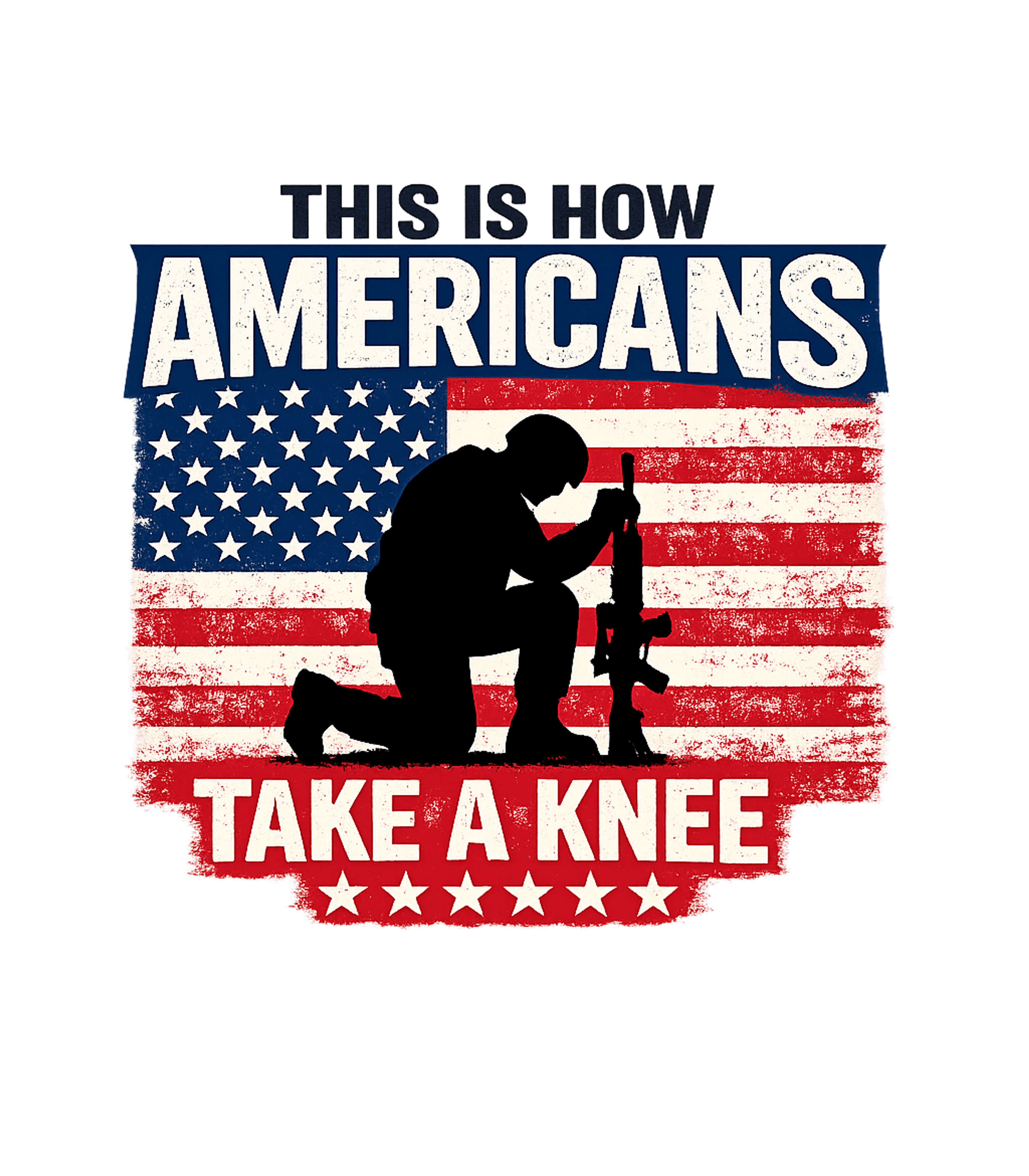Americans Take A Knee Military Pride Hooded Sweatshirt featuring Show your patriotic spirit with this powerful design featuri – designed by Geoff Brown @ SunFrog Americans Take A Knee Military Pride Hooded Sweatshirt featuring Show your patriotic spirit with this powerful design featuri – designed by Geoff Brown @ SunFrog