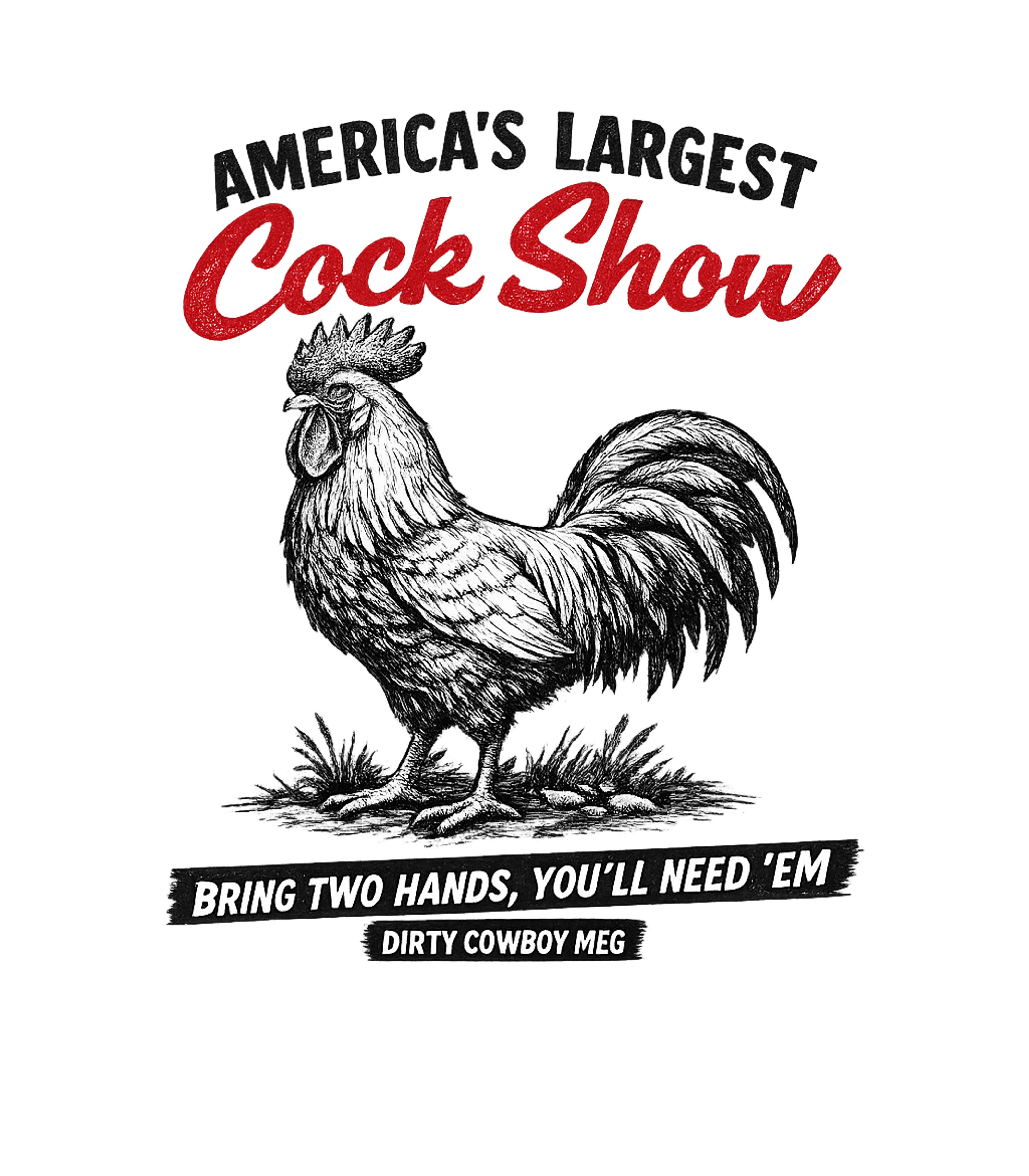 America's Largest Cock Show Sarcasm Hooded Sweatshirt featuring Show off your bold sense of humor with this vintage-style ro – designed by Geoff Brown @ SunFrog America's Largest Cock Show Sarcasm Hooded Sweatshirt featuring Show off your bold sense of humor with this vintage-style ro – designed by Geoff Brown @ SunFrog
