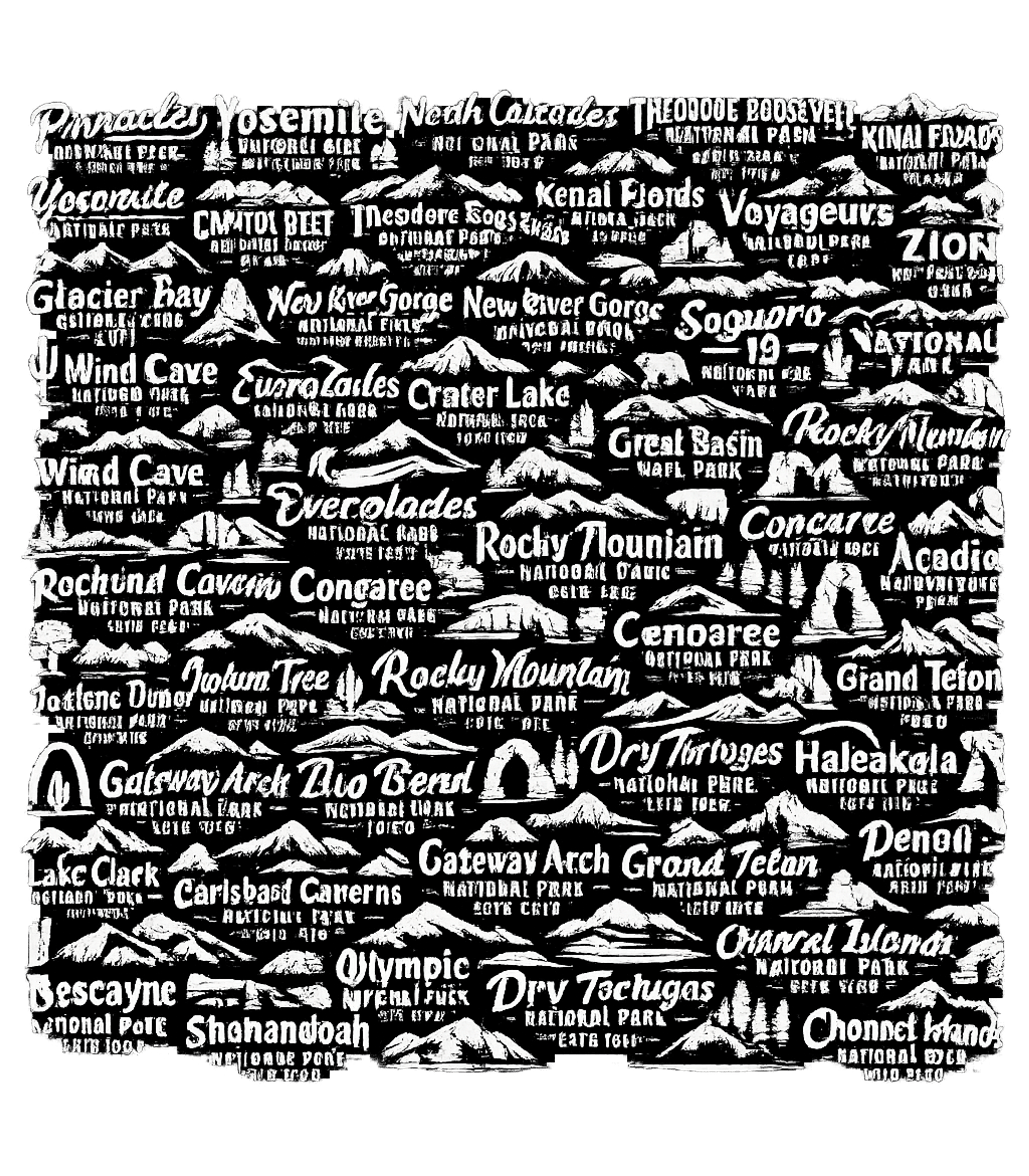 America's National Parks Hiking Premium T-Shirt featuring This unique graphic t-shirt features a detailed compilation – designed by Geoff Brown @ SunFrog America's National Parks Hiking Premium T-Shirt featuring This unique graphic t-shirt features a detailed compilation – designed by Geoff Brown @ SunFrog